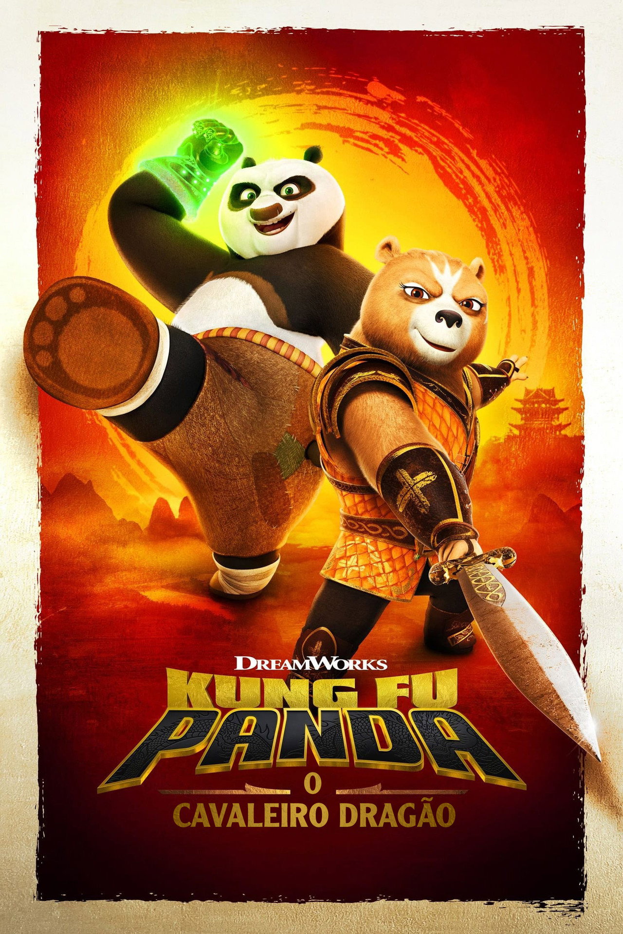 Pôster de Kung Fu Panda: O Cavaleiro Dragão