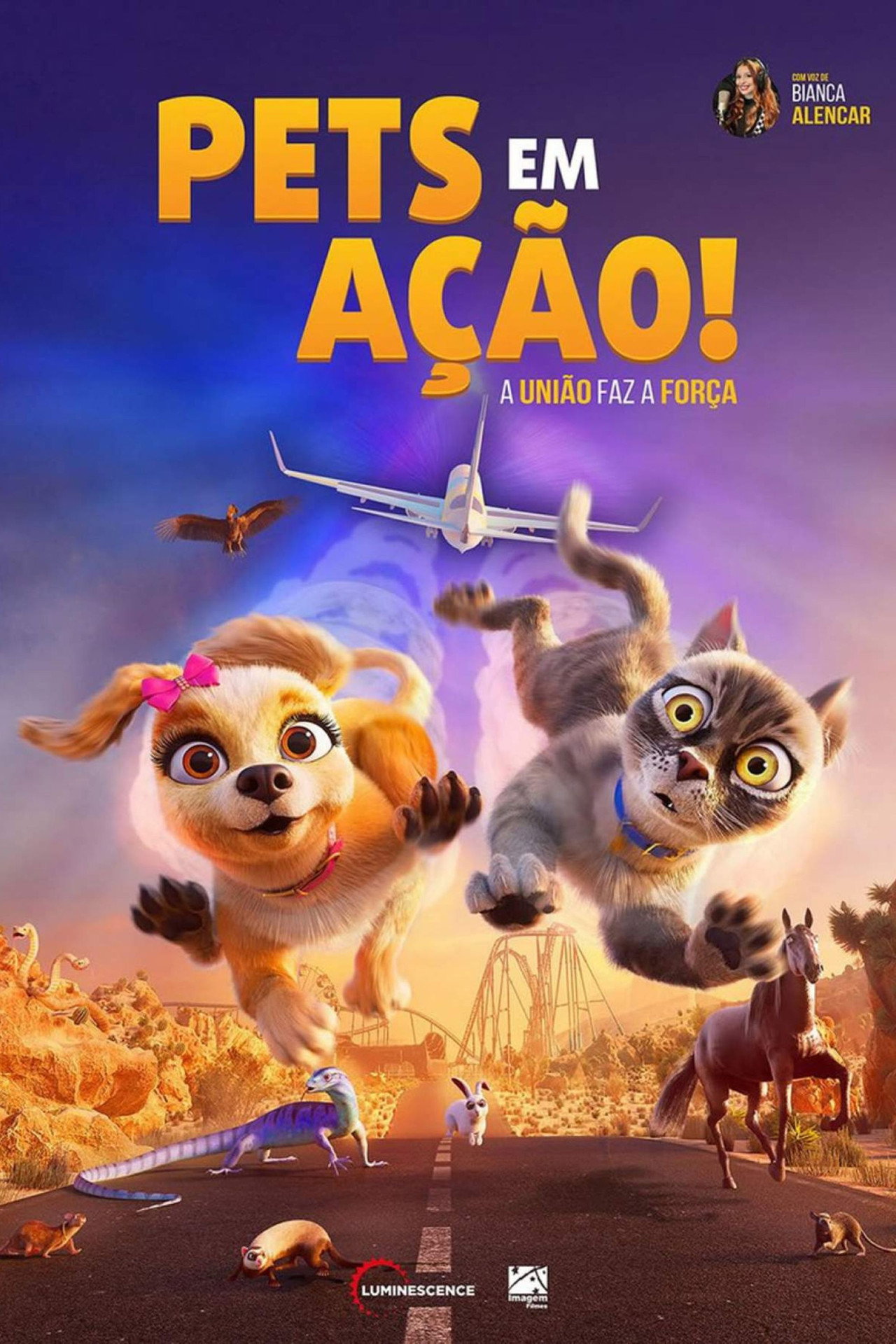 Pôster de Pets em Ação!