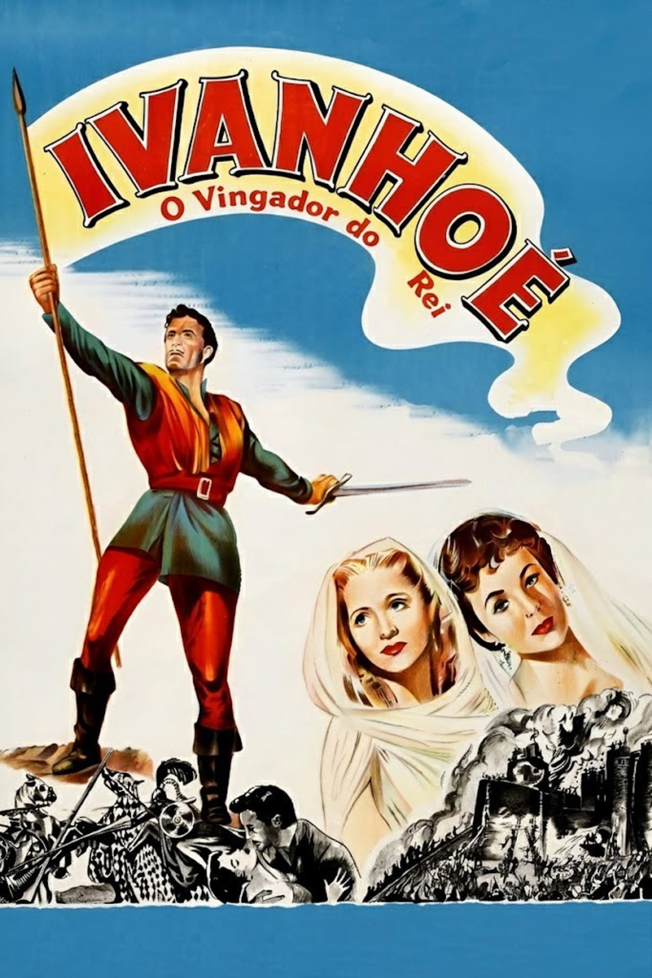 Pôster de Ivanhoé, o Vingador do Rei