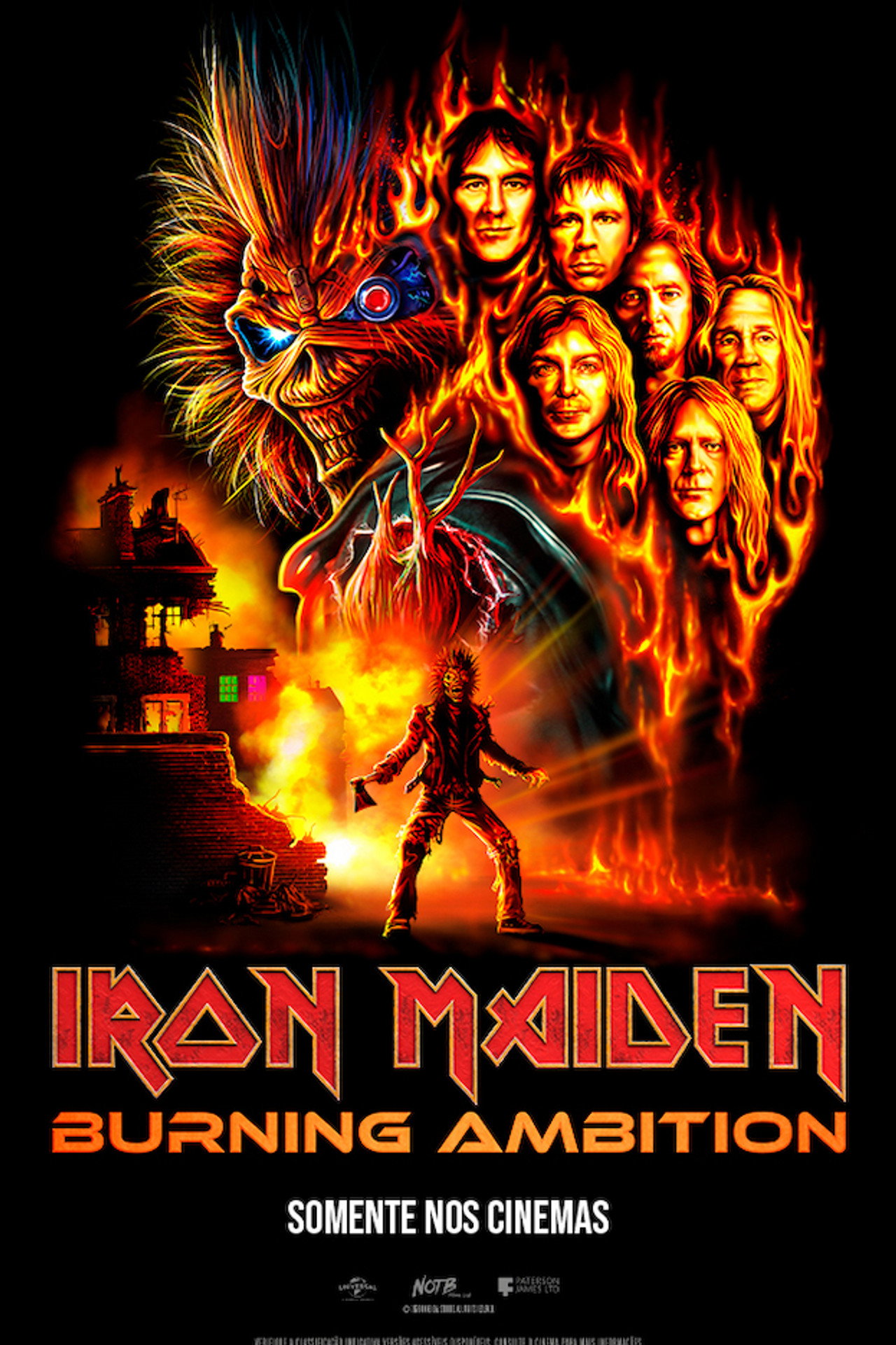 Pôster de Iron Maiden: Burning Ambition