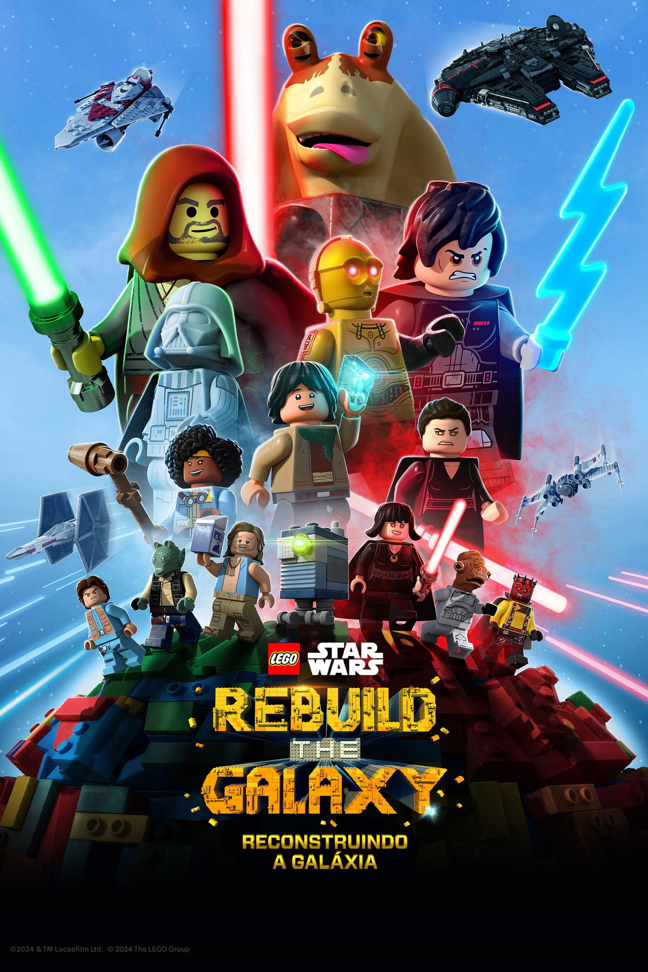 Pôster de LEGO Star Wars: Reconstruindo a Galáxia