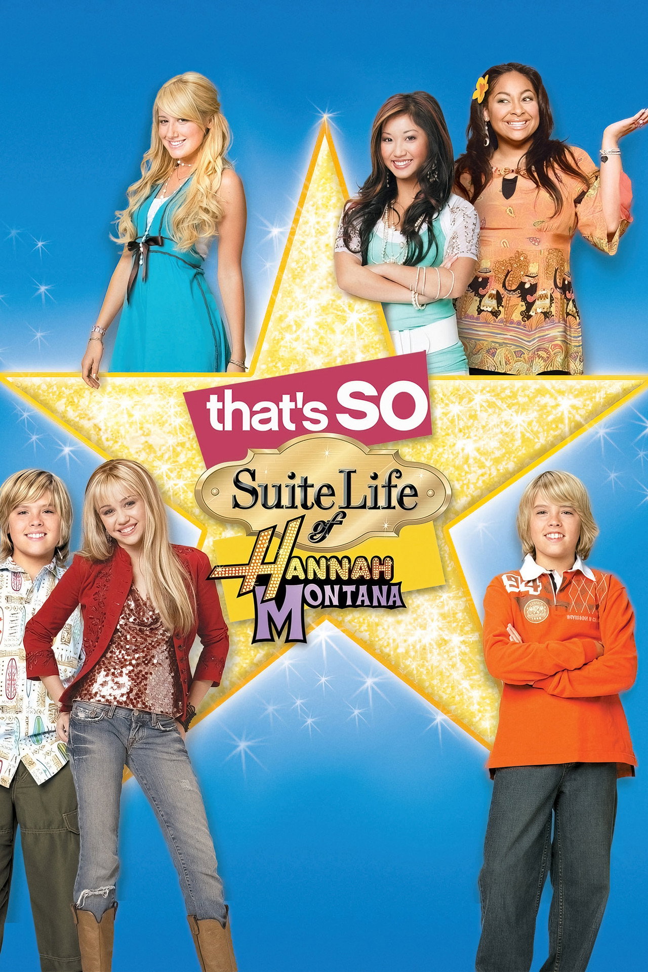 Pôster de A Aventura de Raven, Zack & Cody e Hannah Montana