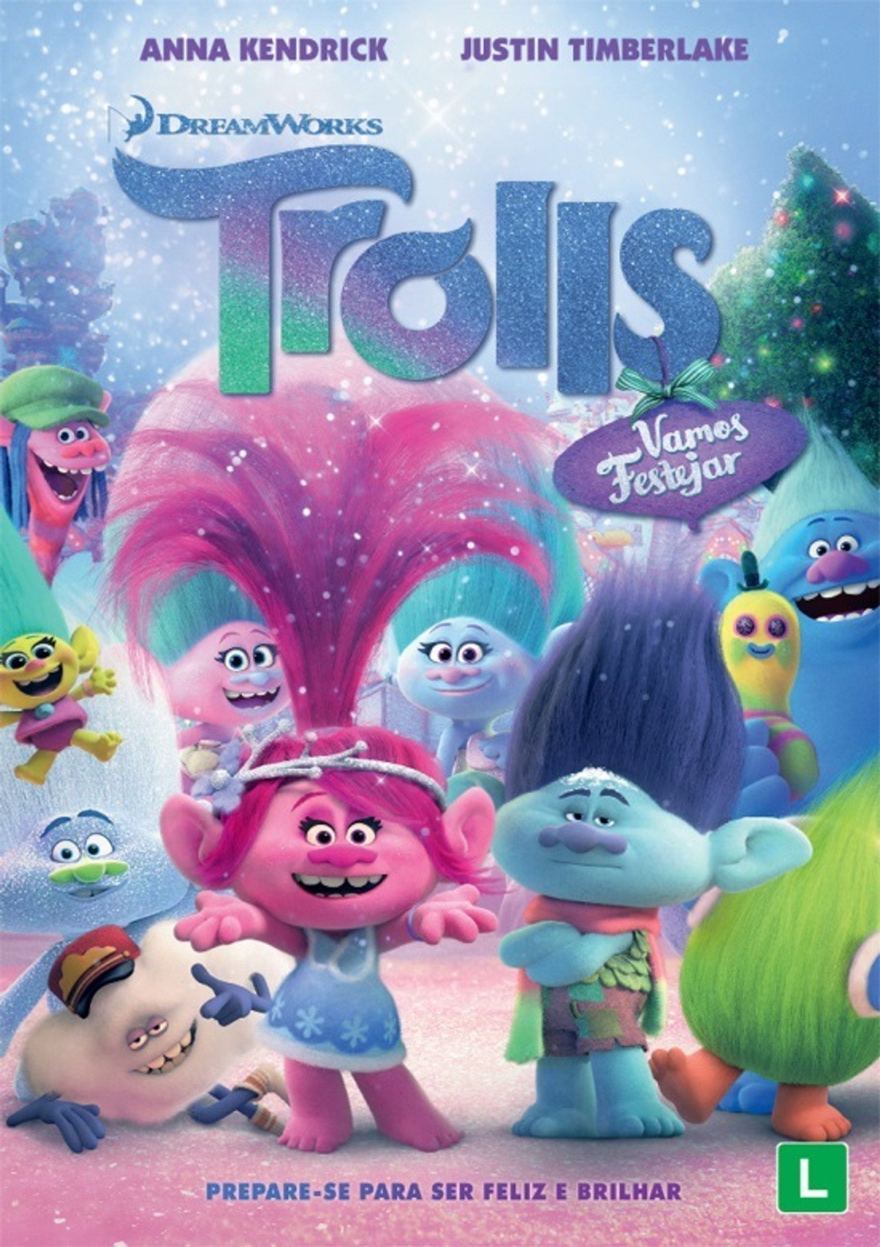 Pôster de Trolls: Vamos Festejar