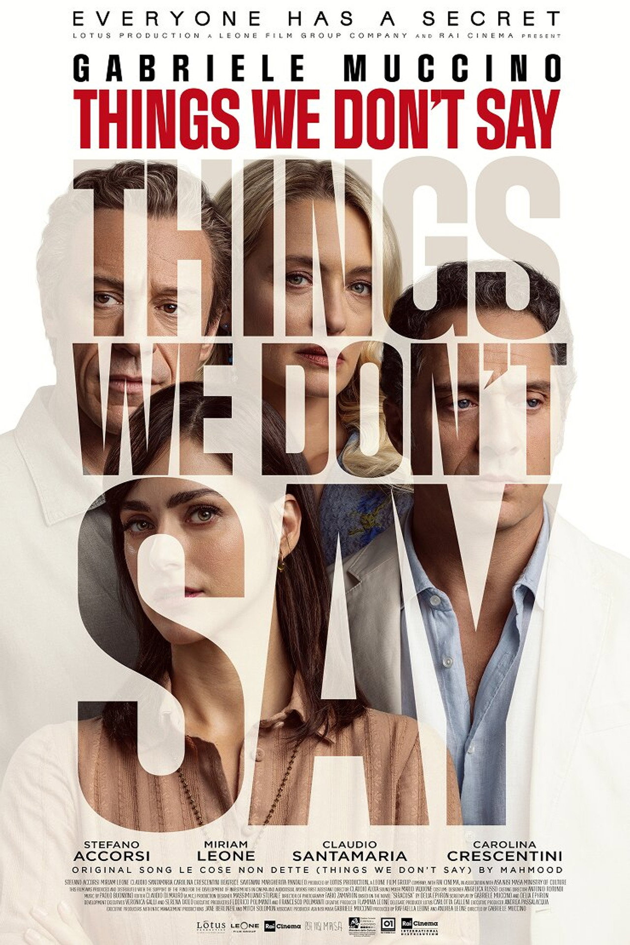 Pôster de Things We Don't Say