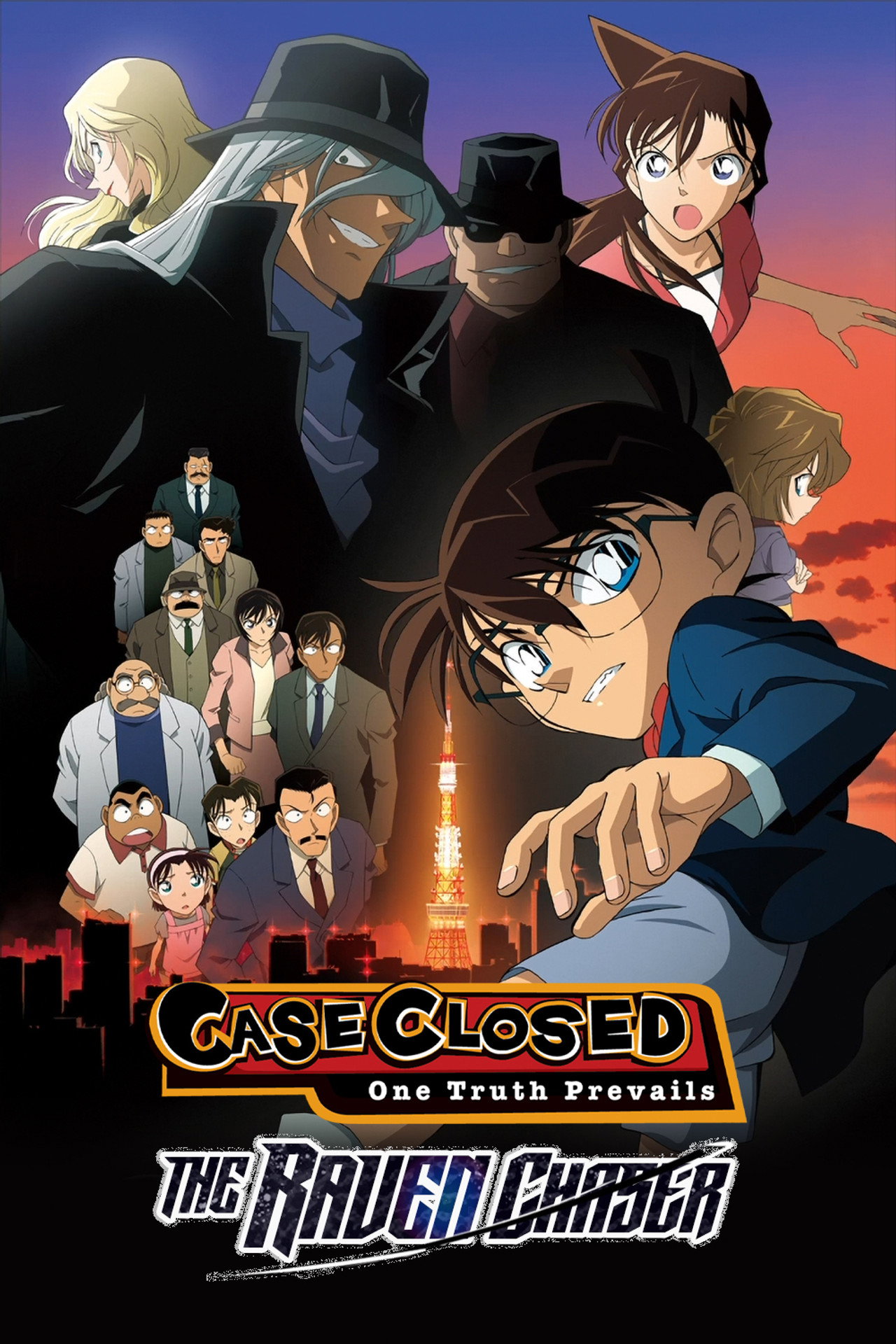 Pôster de Detective Conan: The Raven Chaser