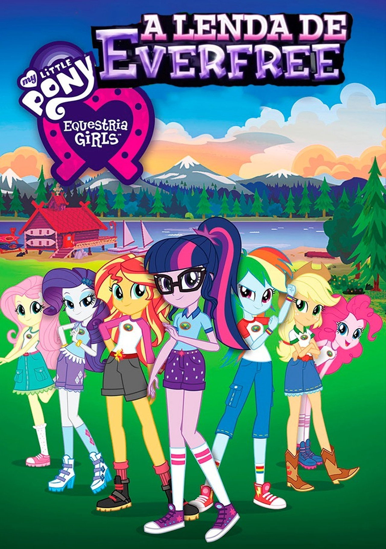 Pôster de My Little Pony, Equestria Girls: A Lenda de Everfree