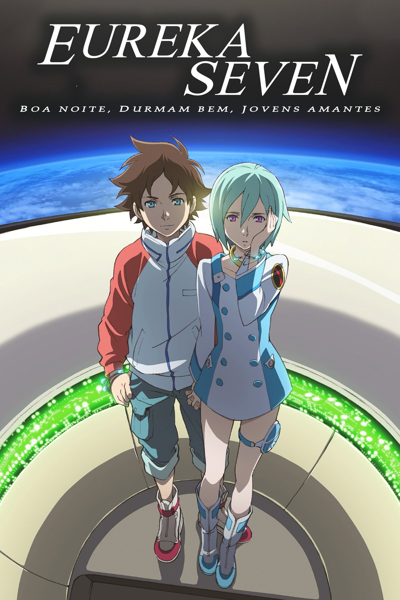 Pôster de Eureka Seven: Boa Noite. Durmam Bem. Jovens Amantes