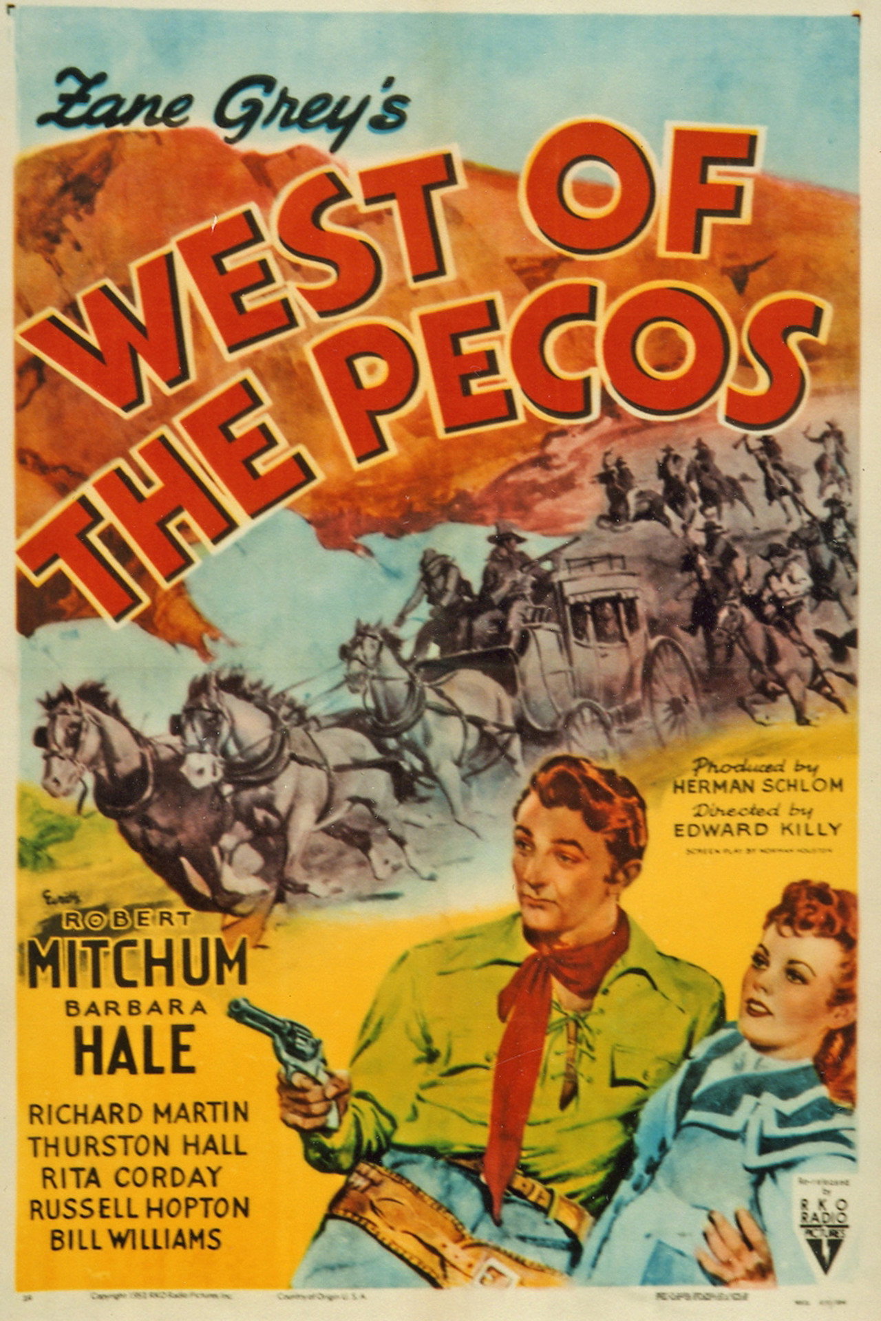 Pôster de A Oeste de Pecos