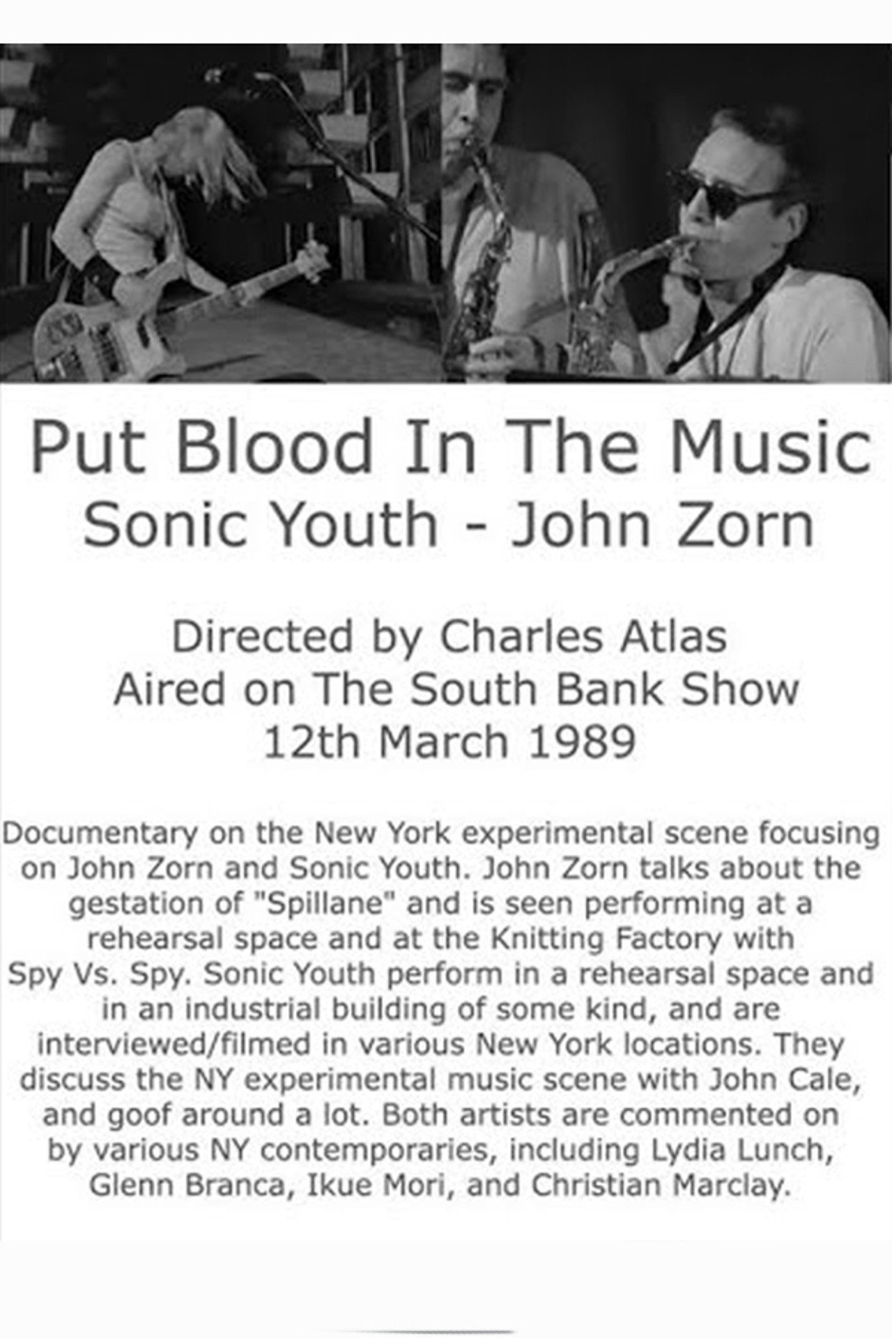 Pôster de Put More Blood Into the Music