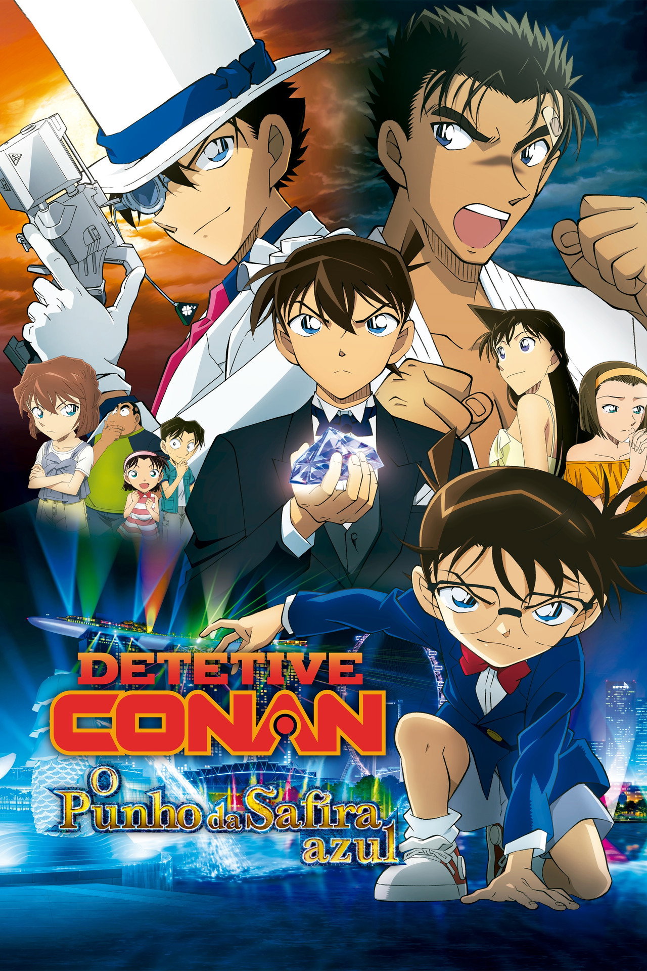 Pôster de Detetive Conan: O Punho da Safira Azul