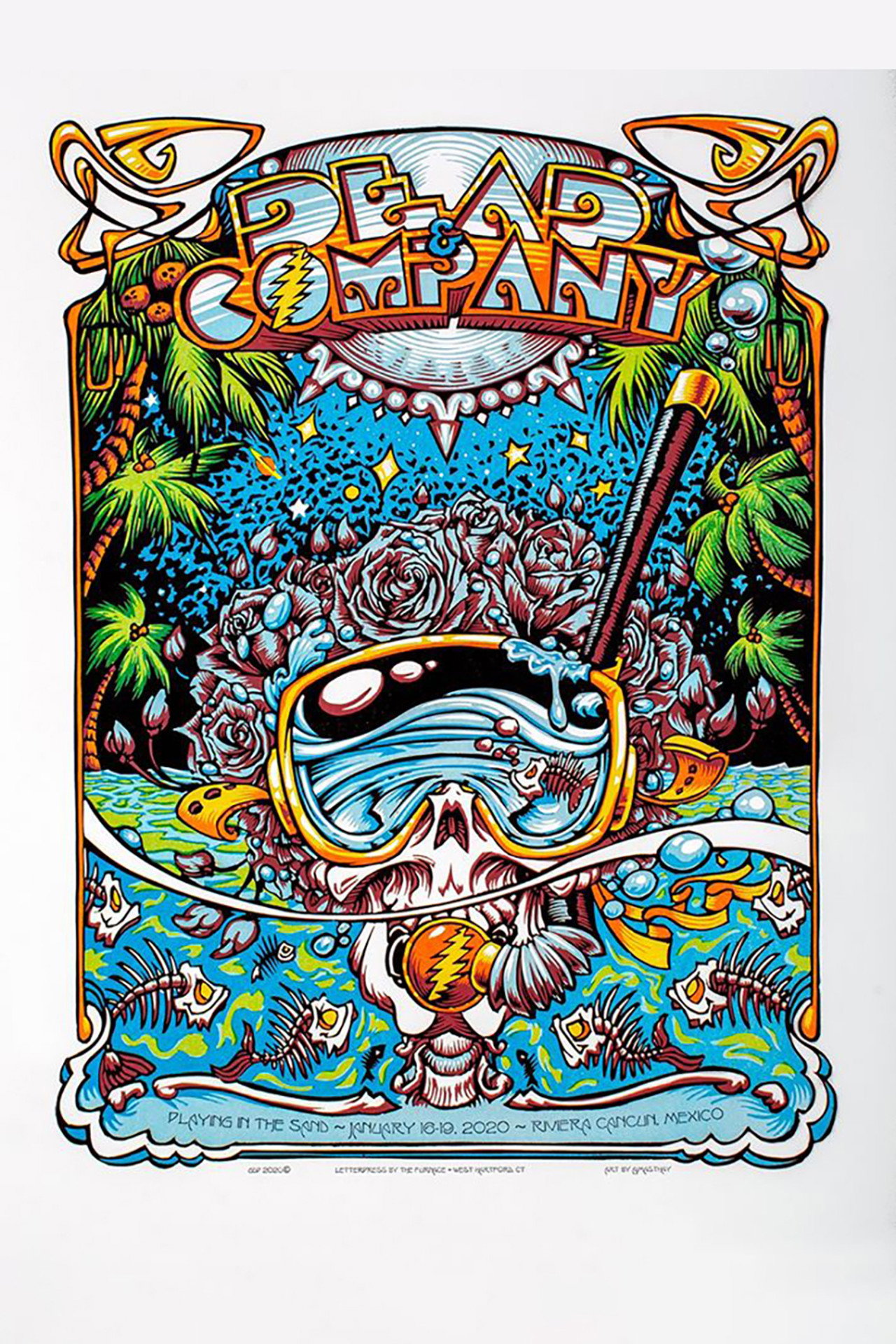 Pôster de Dead & Company: 2020-01-16 Moon Palace, Cancun, MX