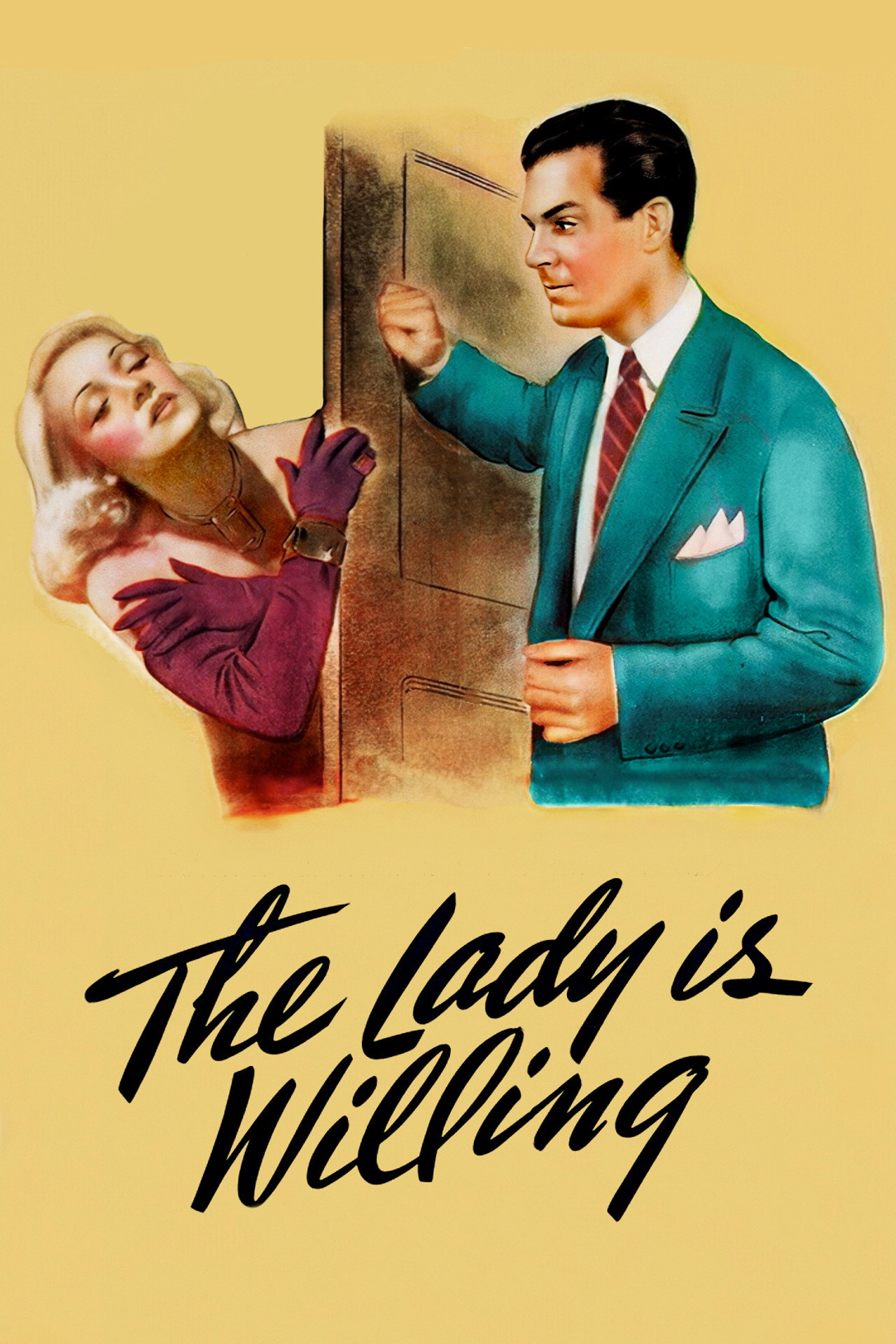 Pôster de The Lady Is Willing