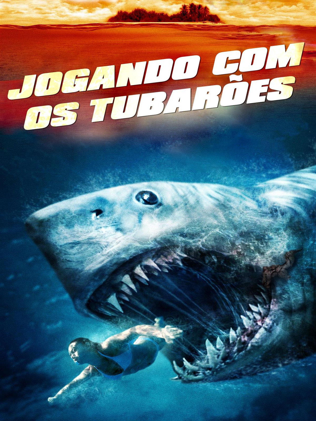 Pôster de Jogando com os Tubarões