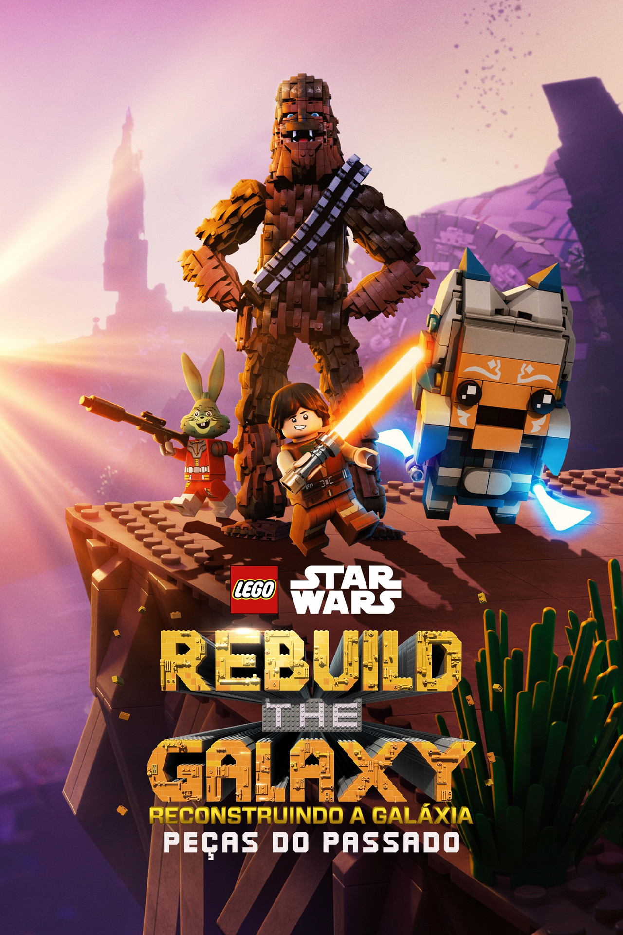 Pôster de LEGO Star Wars: Reconstruindo a Galáxia – Pedaços do Passado