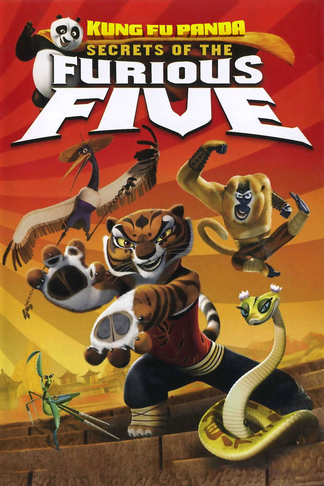 Pôster de Kung Fu Panda: Secrets of the Furious Five