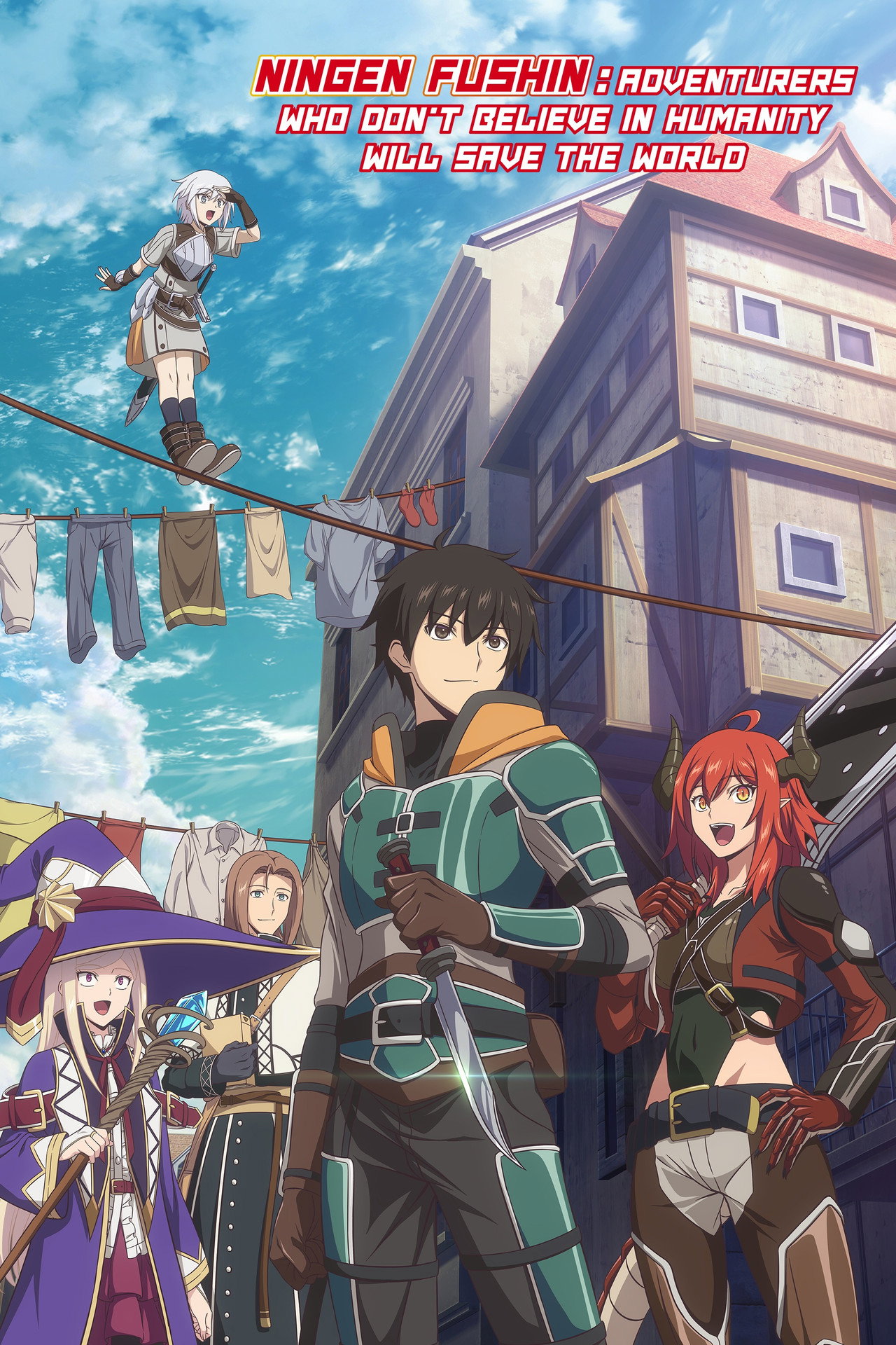 Pôster de Ningen Fushin: Adventurers Who Don't Believe in Humanity Will Save the World