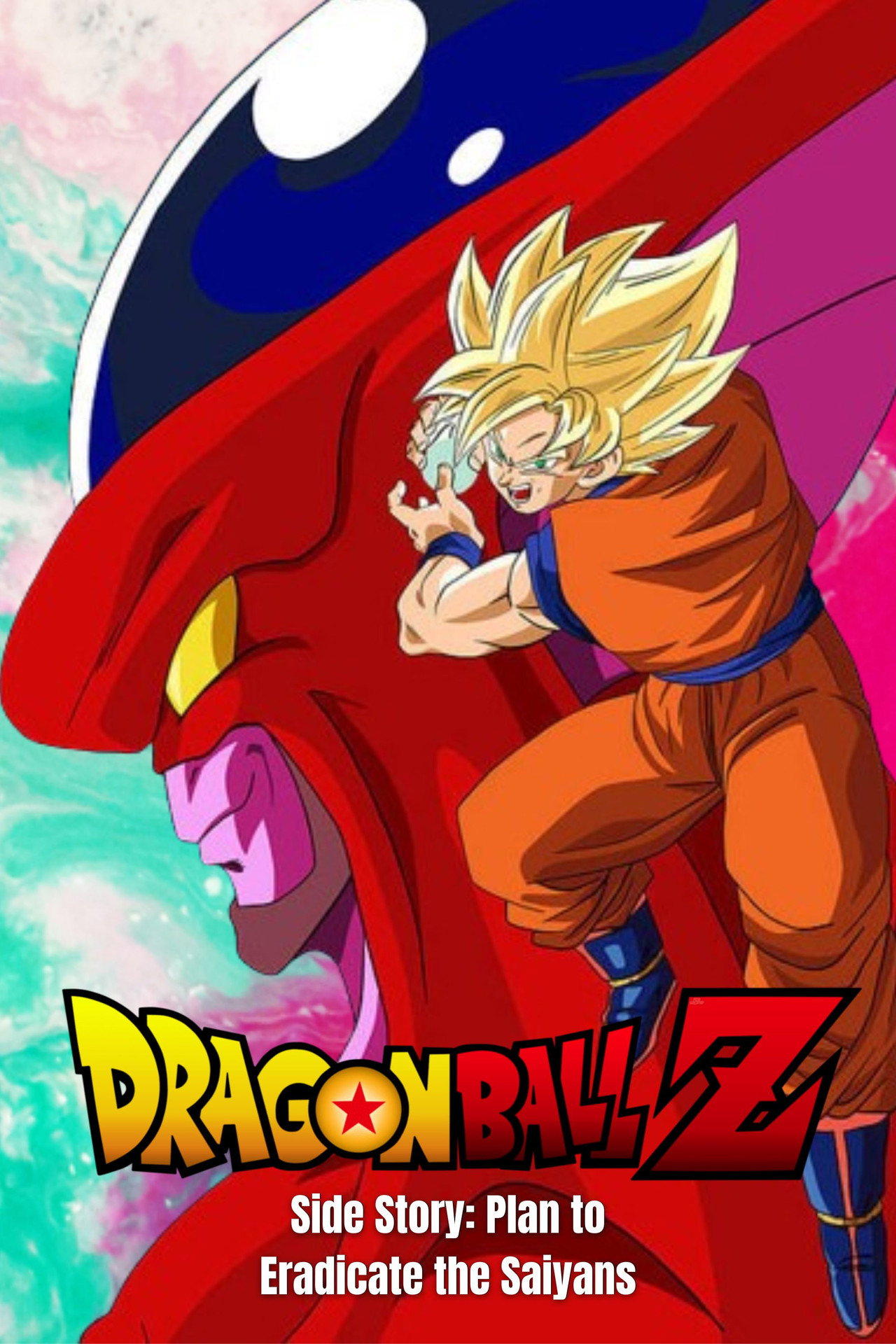 Pôster de Dragon Ball Z História paralela: Plano para erradicar os Saiyajins