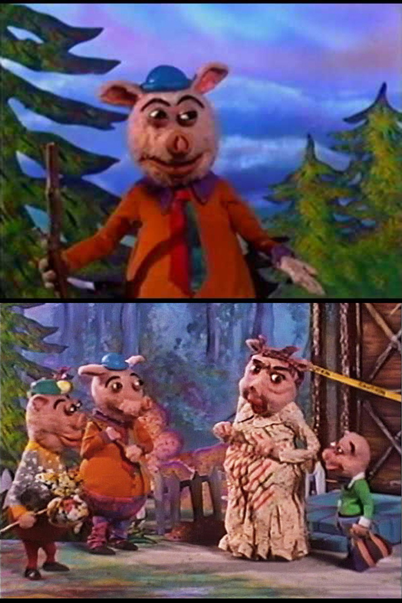 Pôster de Three Little Pigs Sing A Gig