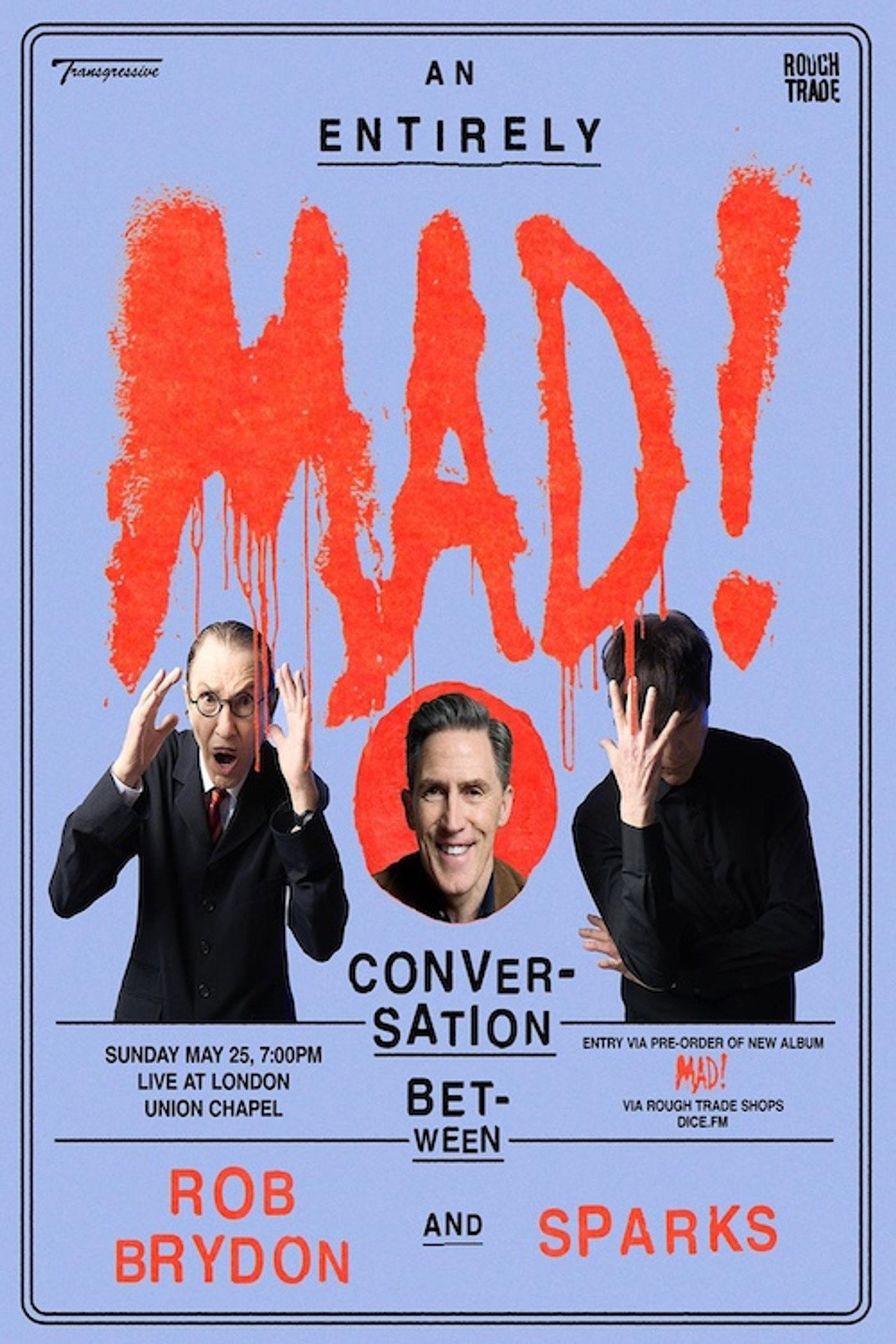 Pôster de An Entirely MAD! Conversation With Rob Brydon & Sparks