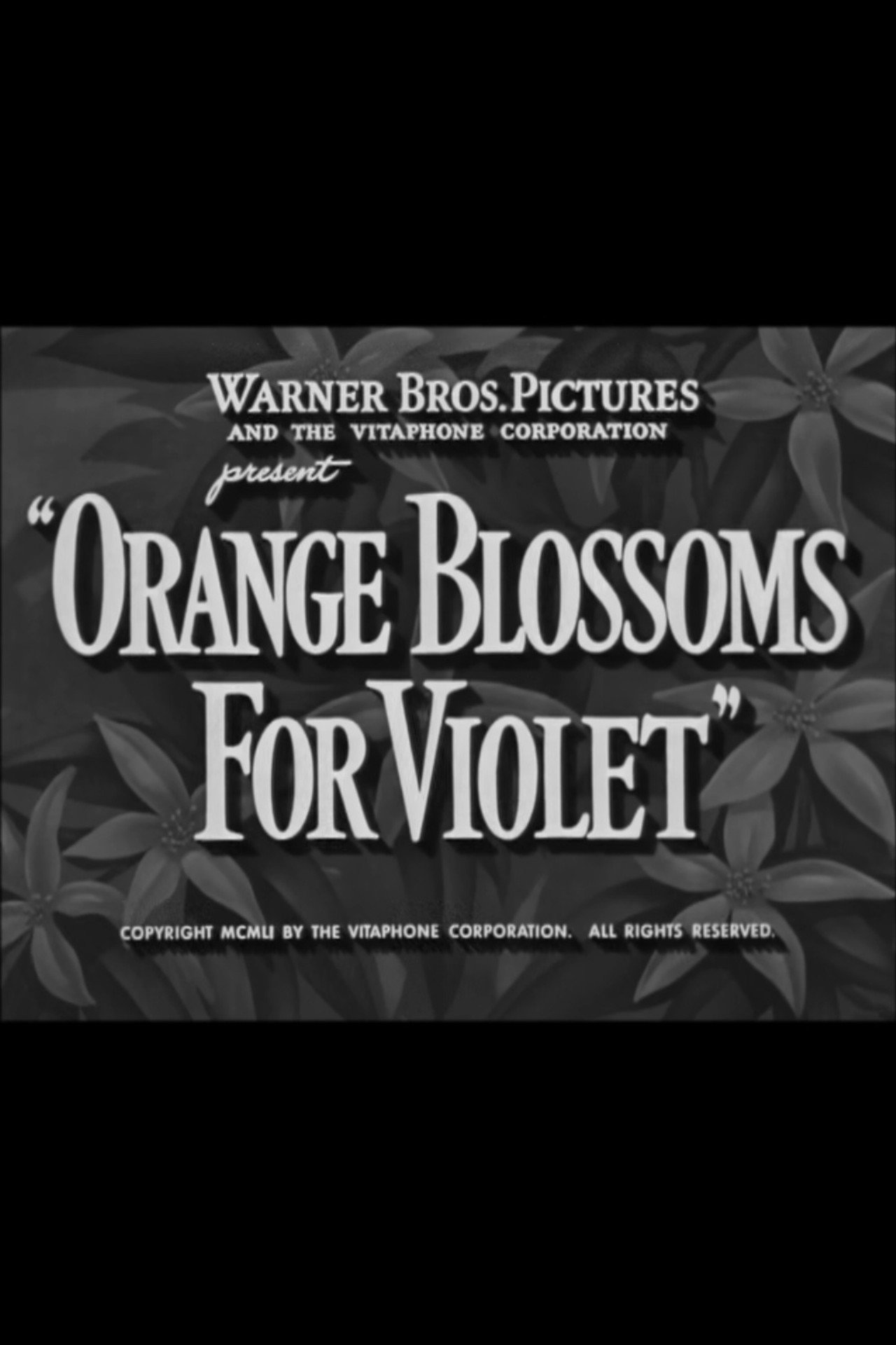 Pôster de Orange Blossoms for Violet