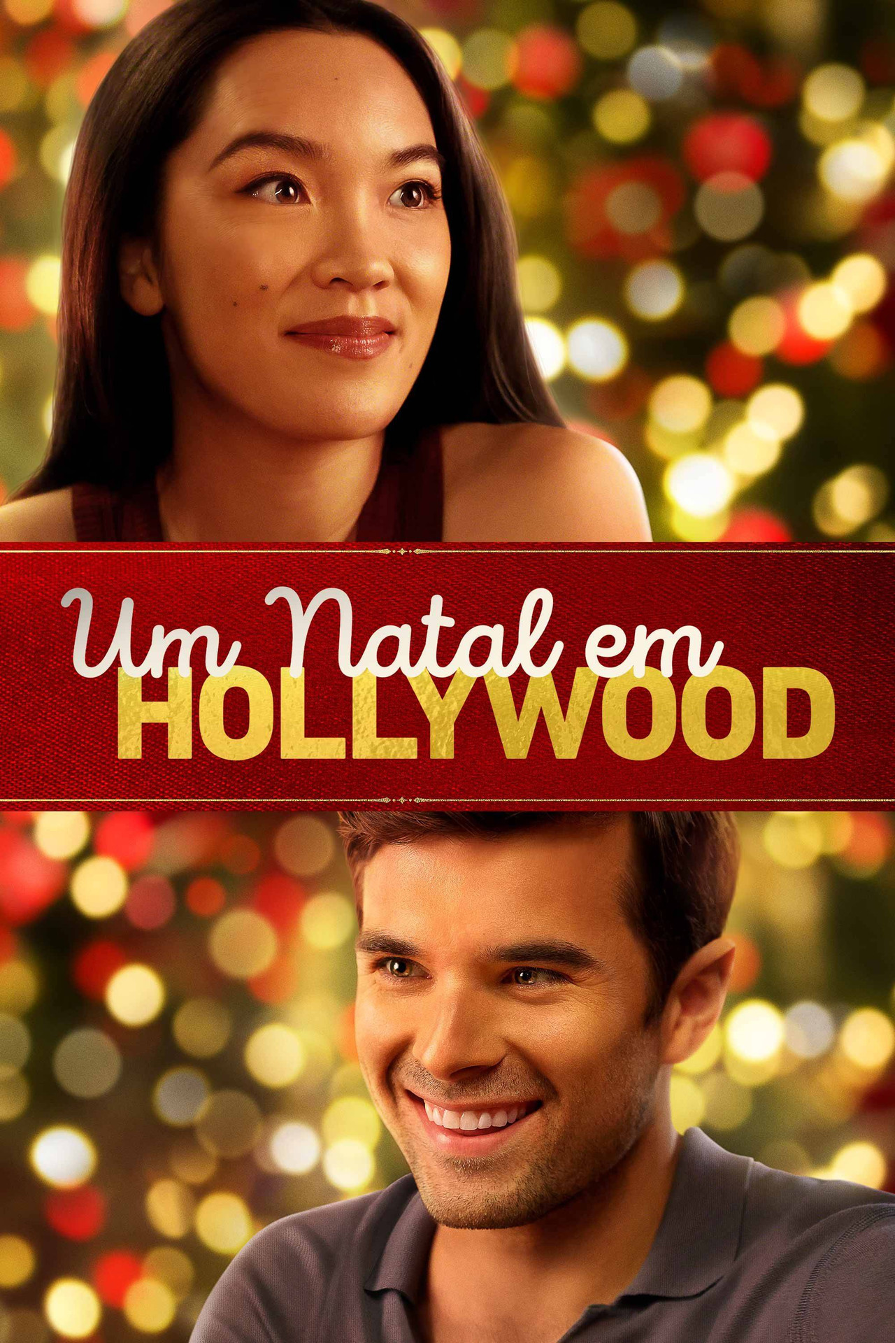 Pôster de Natal em Hollywood