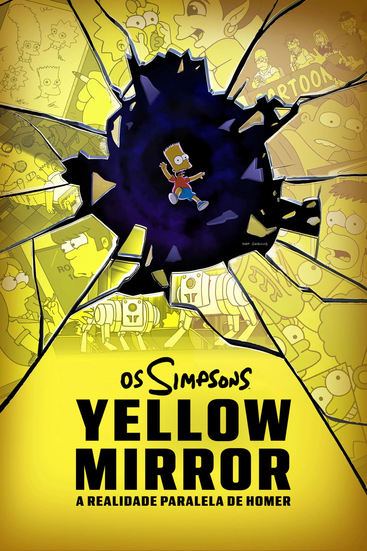 Pôster de Yellow Mirror: A Realidade Paralela de Homer
