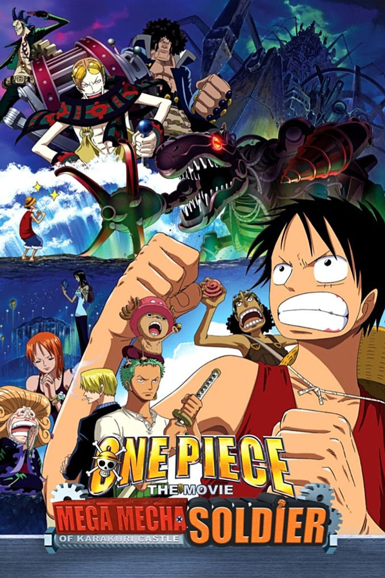 Pôster de One Piece The Movie: Karakurijou no Mecha Kyohei