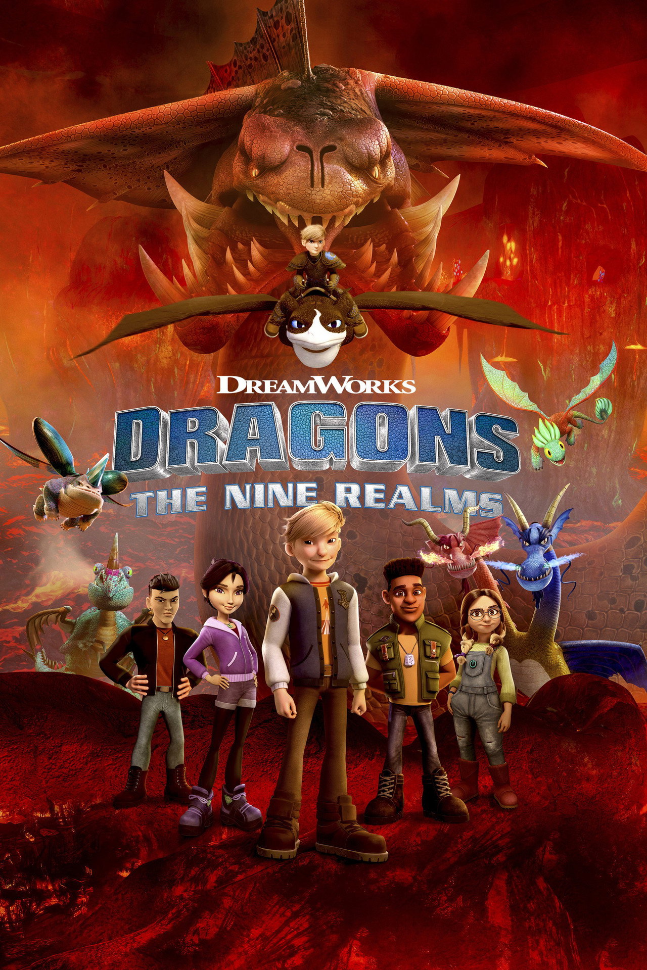 Pôster de Dragons: The Nine Realms