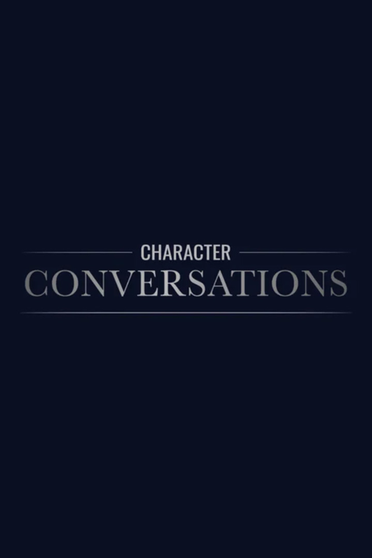 Pôster de Character Conversations