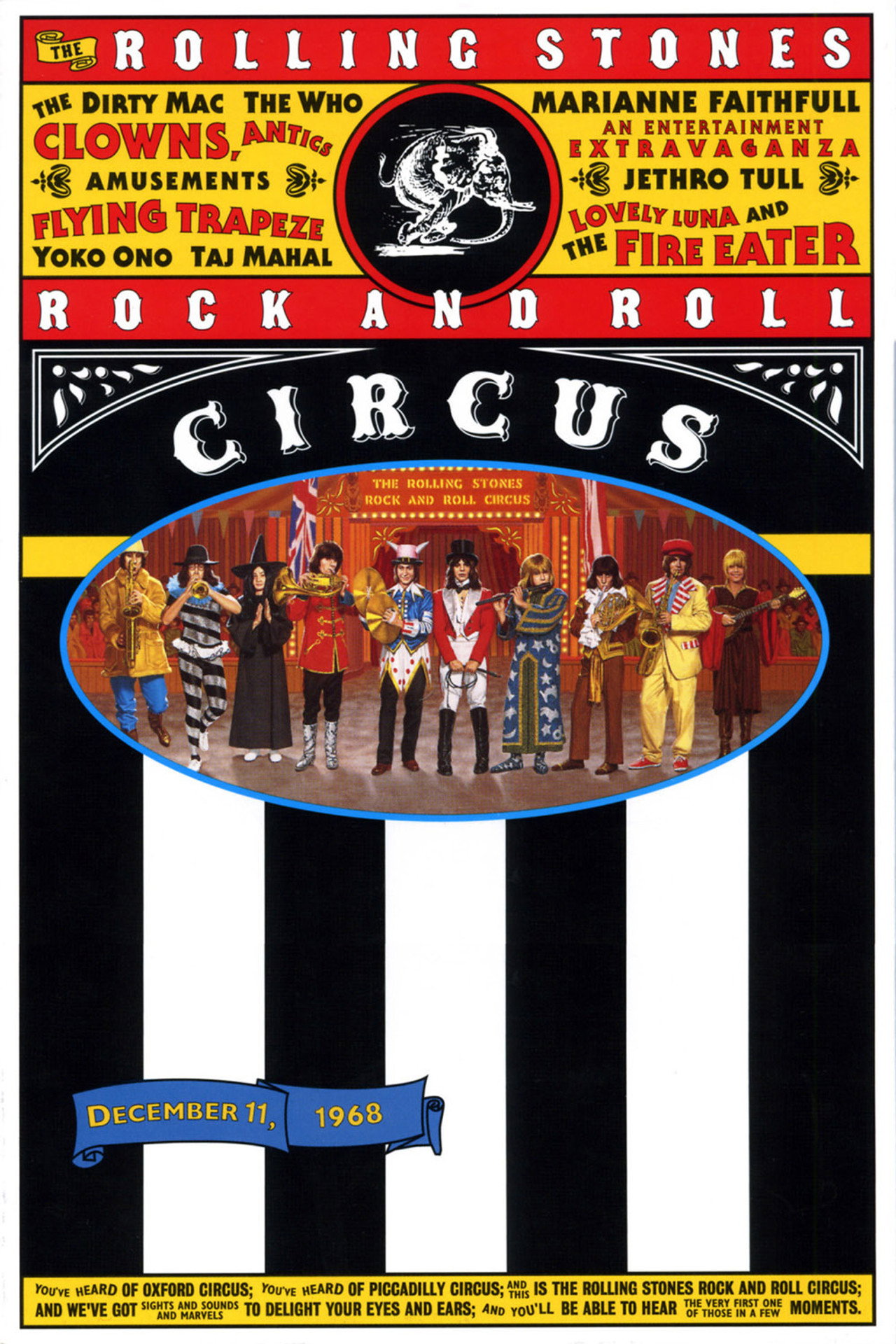Pôster de The Rolling Stones Rock and Roll Circus
