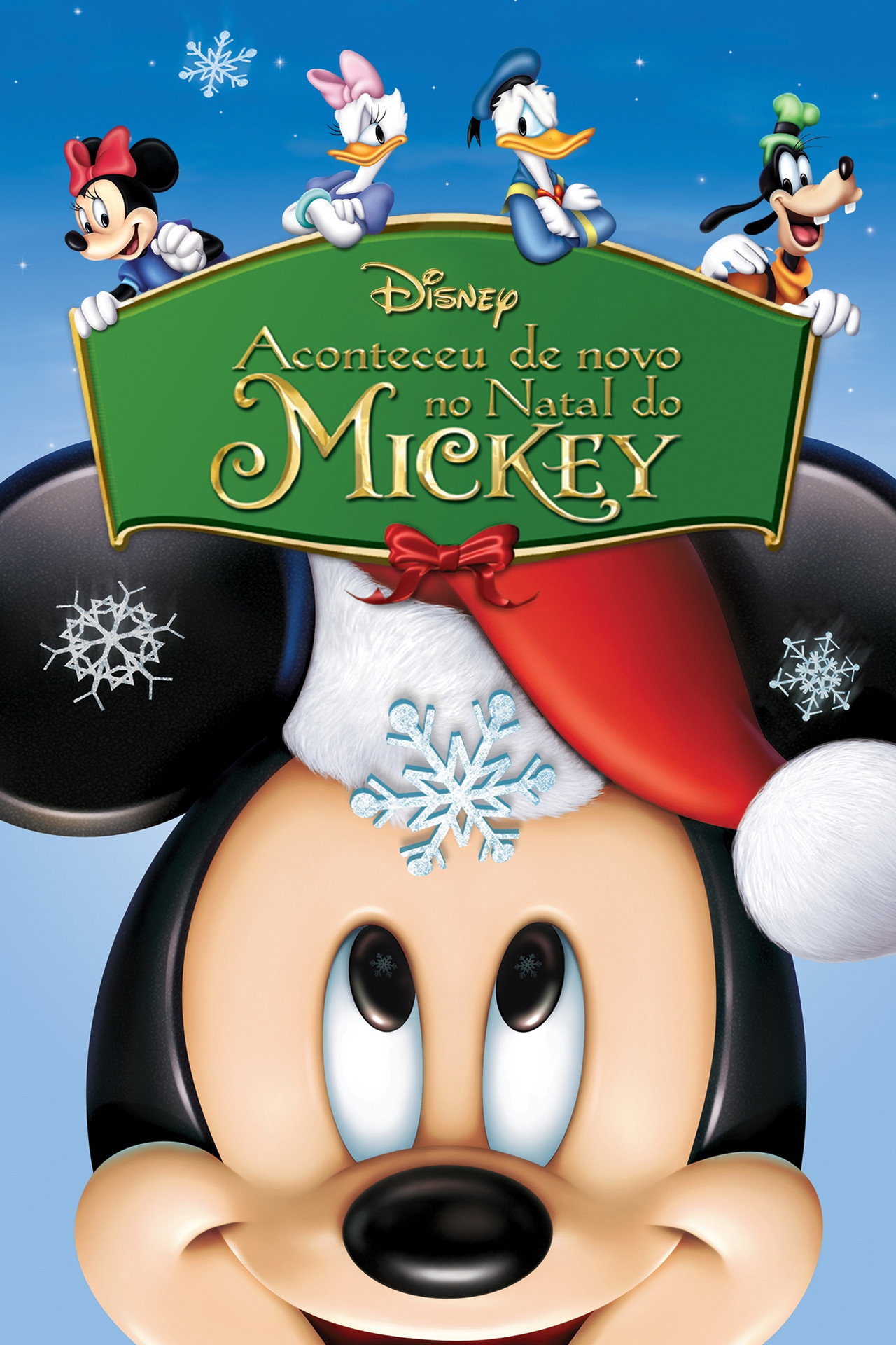 Pôster de Aconteceu de Novo no Natal do Mickey