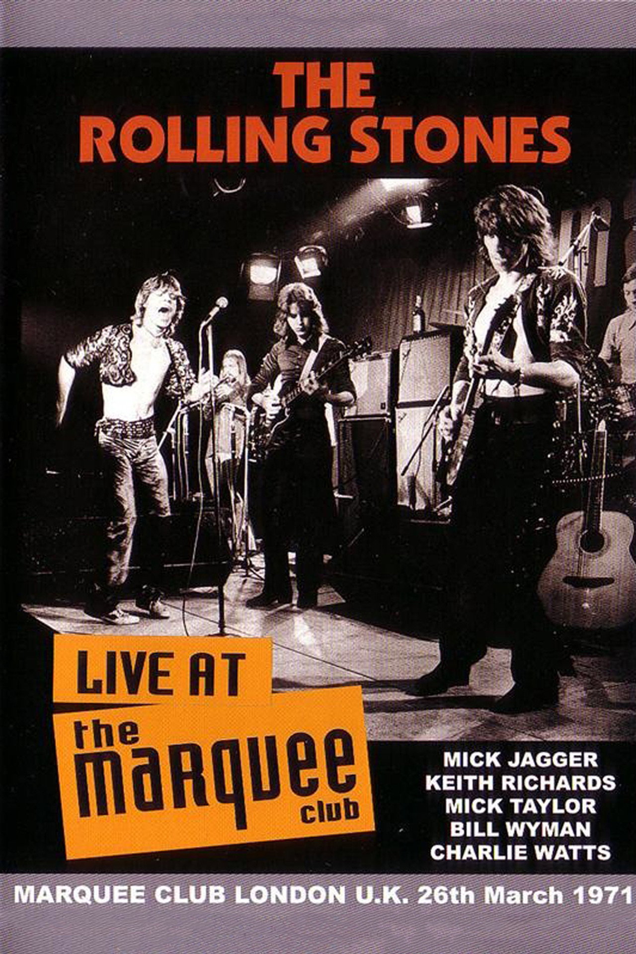 Pôster de The Rolling Stones: The Marquee Club 1971