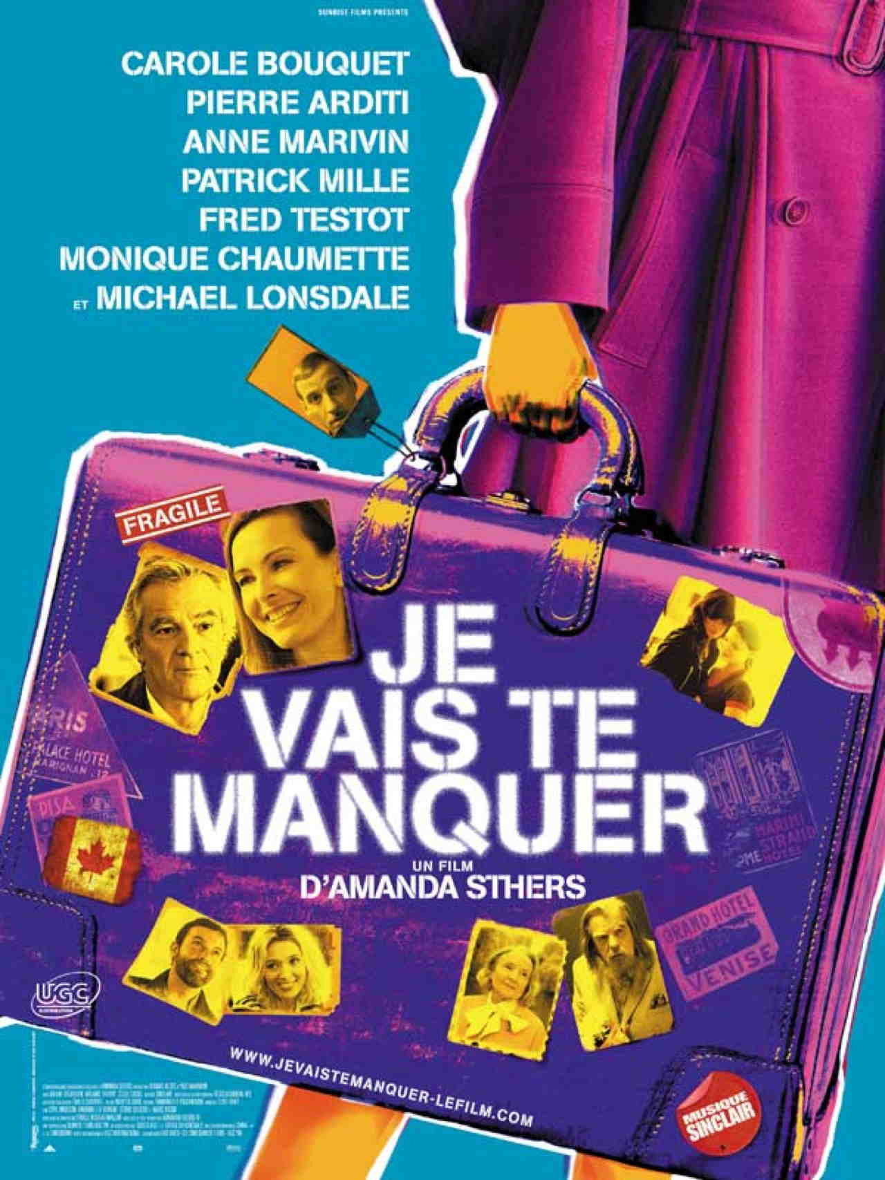 Pôster de Je vais te manquer