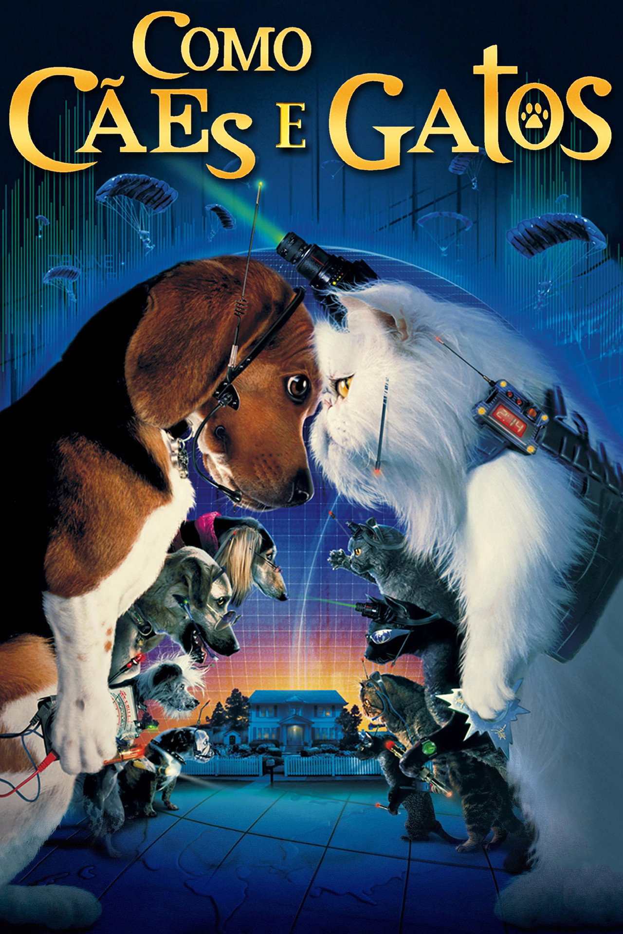 Pôster de Como Cães e Gatos