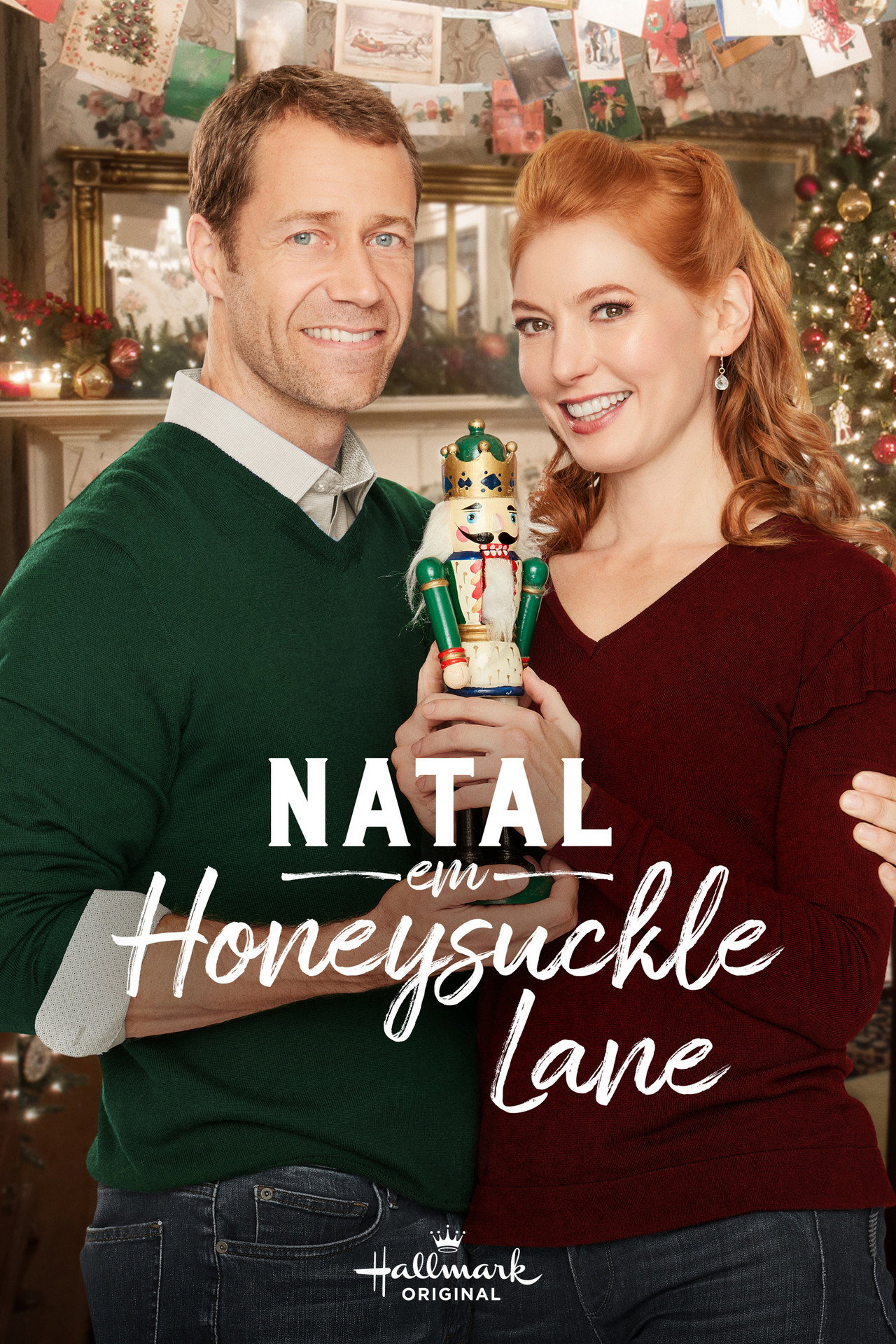 Pôster de Natal em Honeysuckle Lane