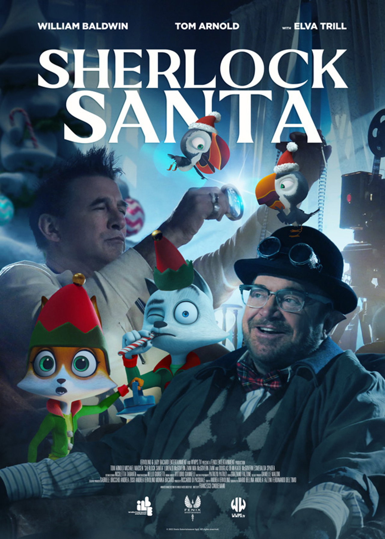 Pôster de Sherlock Santa