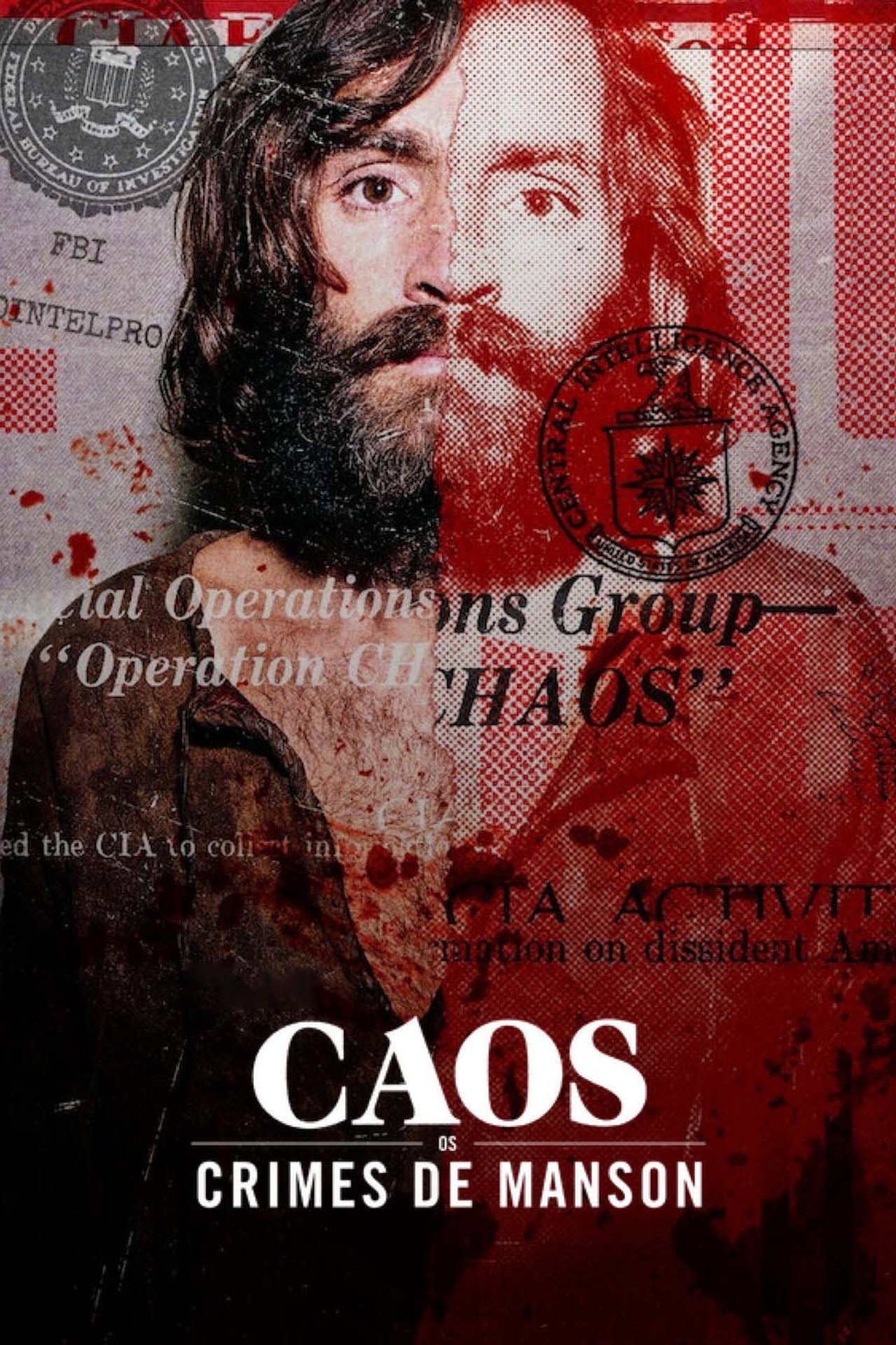 Pôster de Caos: Os Crimes de Manson