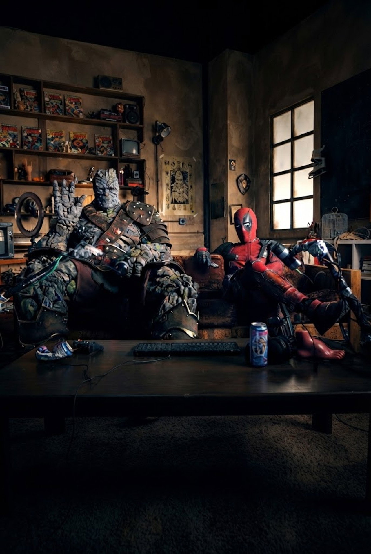 Pôster de Deadpool and Korg React