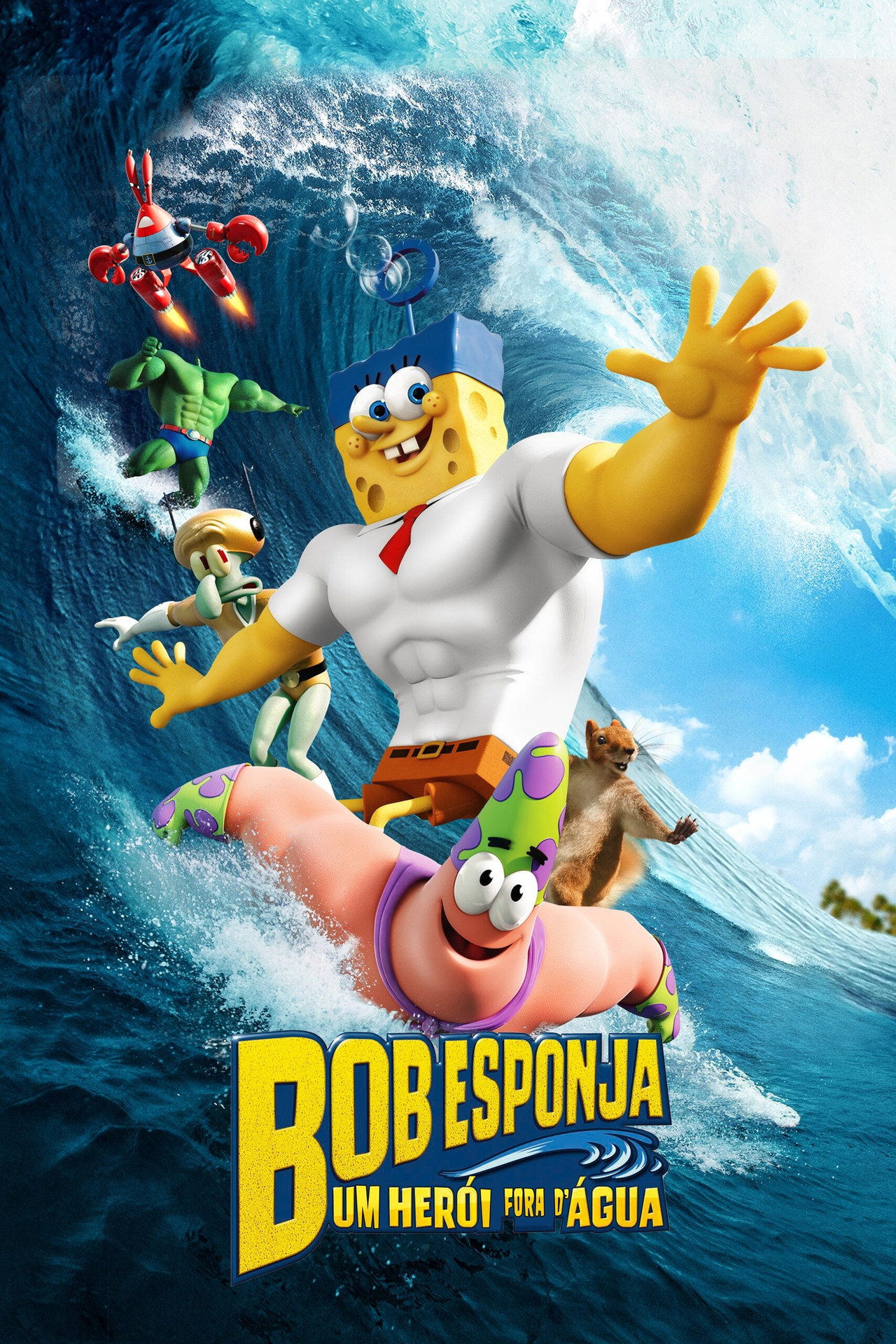 Pôster de Bob Esponja: Um Herói Fora D'Água