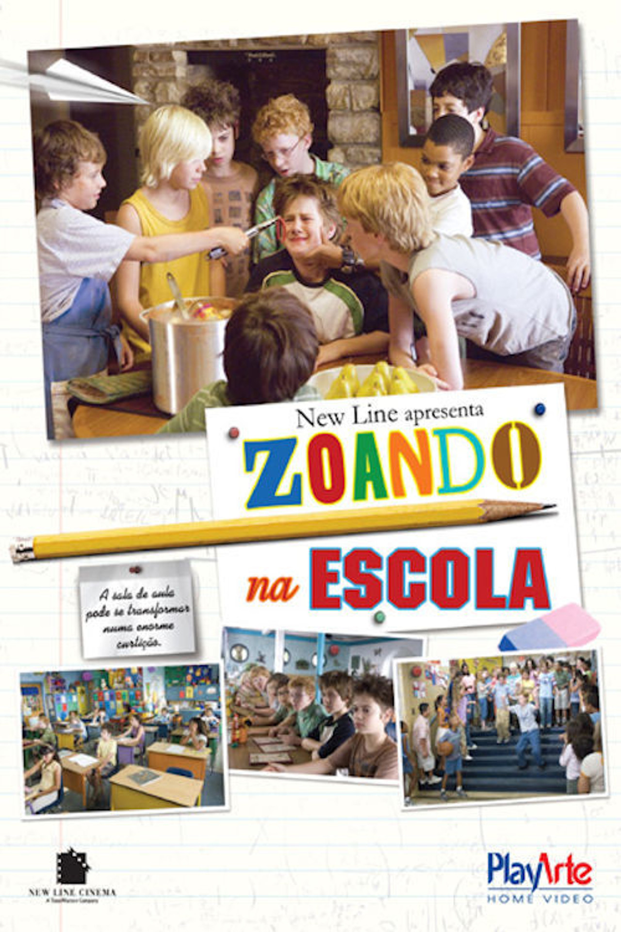 Pôster de Zoando na Escola