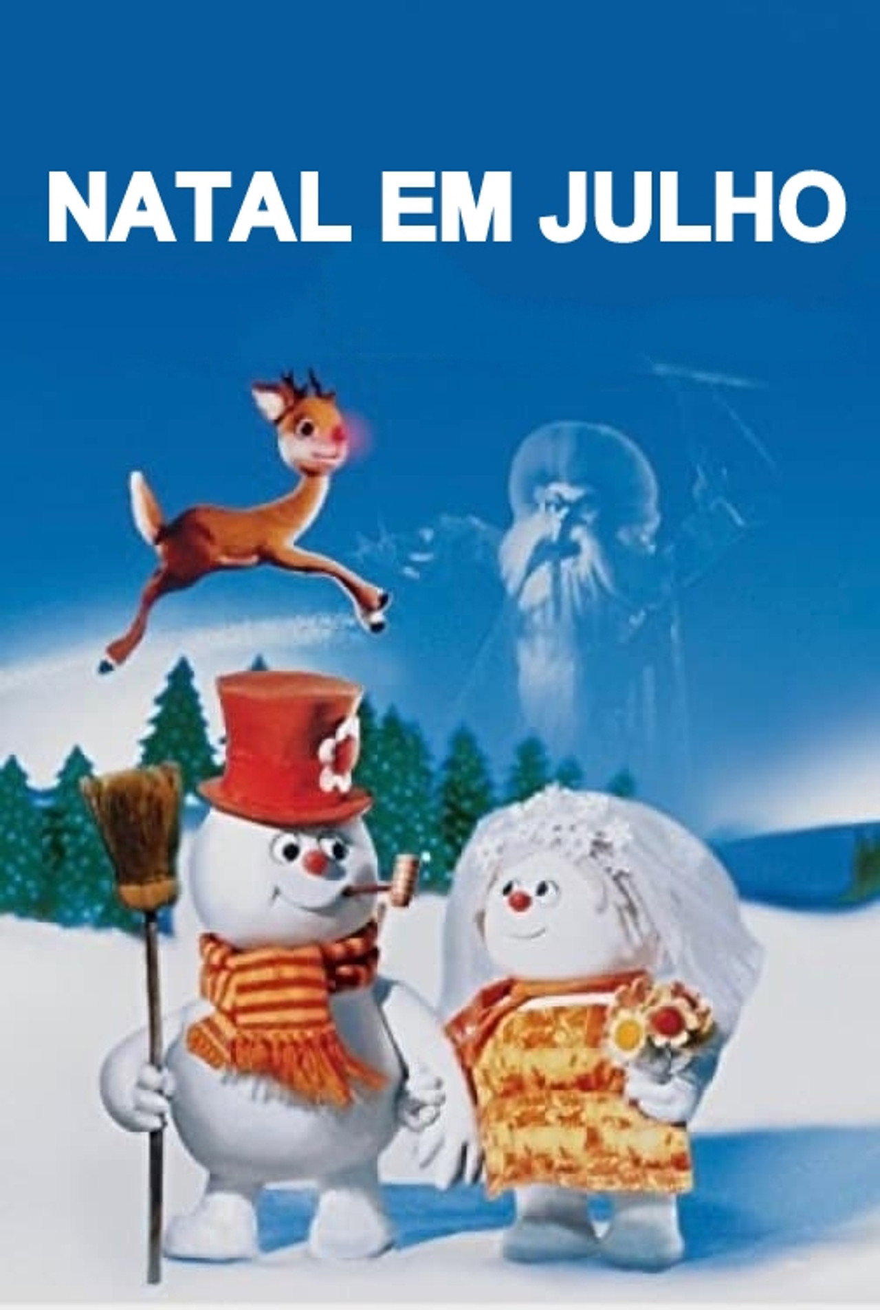Pôster de Natal em Julho