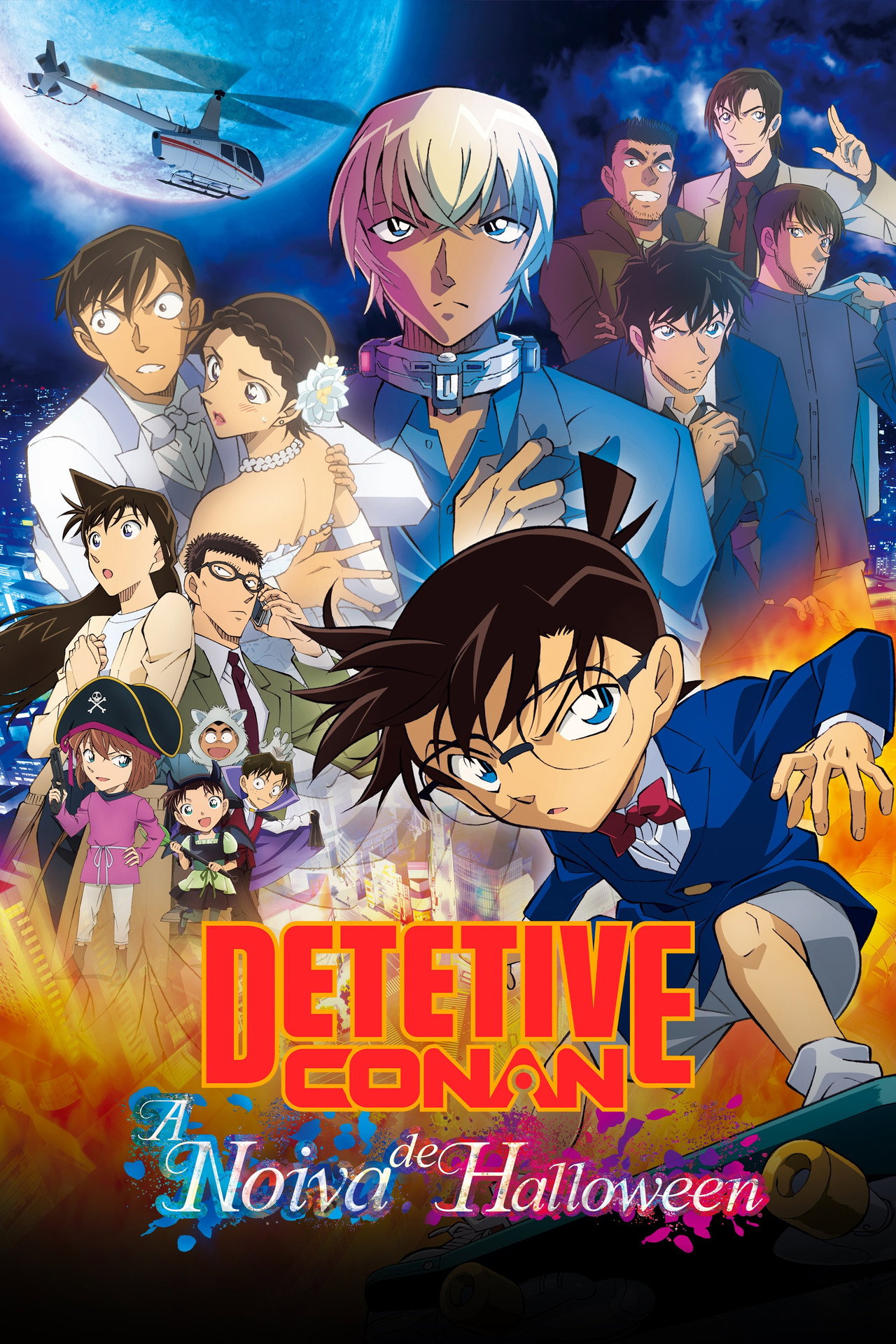 Pôster de Detetive Conan: A Noiva de Halloween