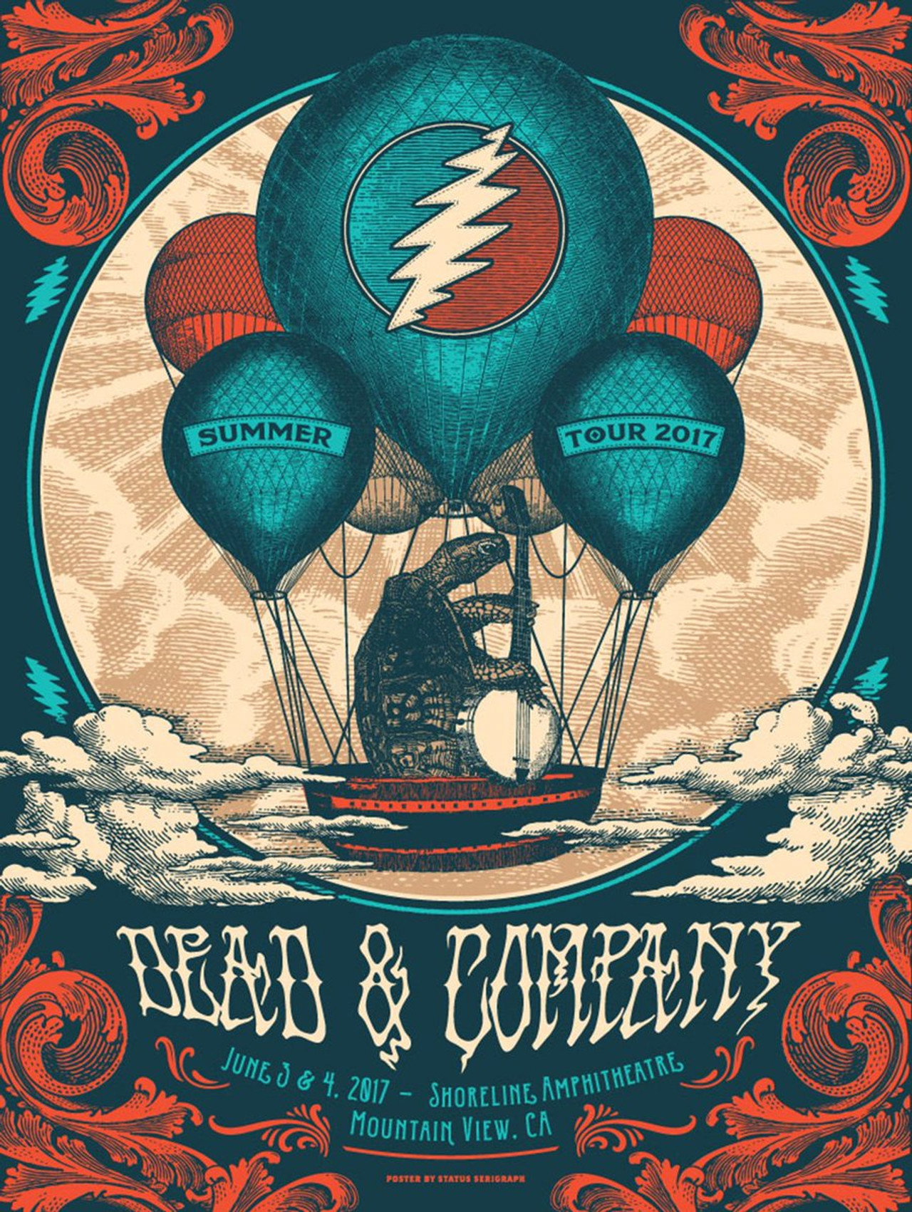 Pôster de Dead & Company: 2017.06.03 - Shoreline Amphitheatre - Mountain View, CA