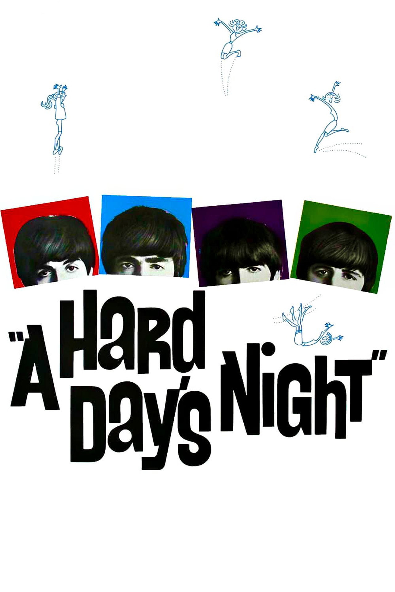 Pôster de A Hard Day's Night