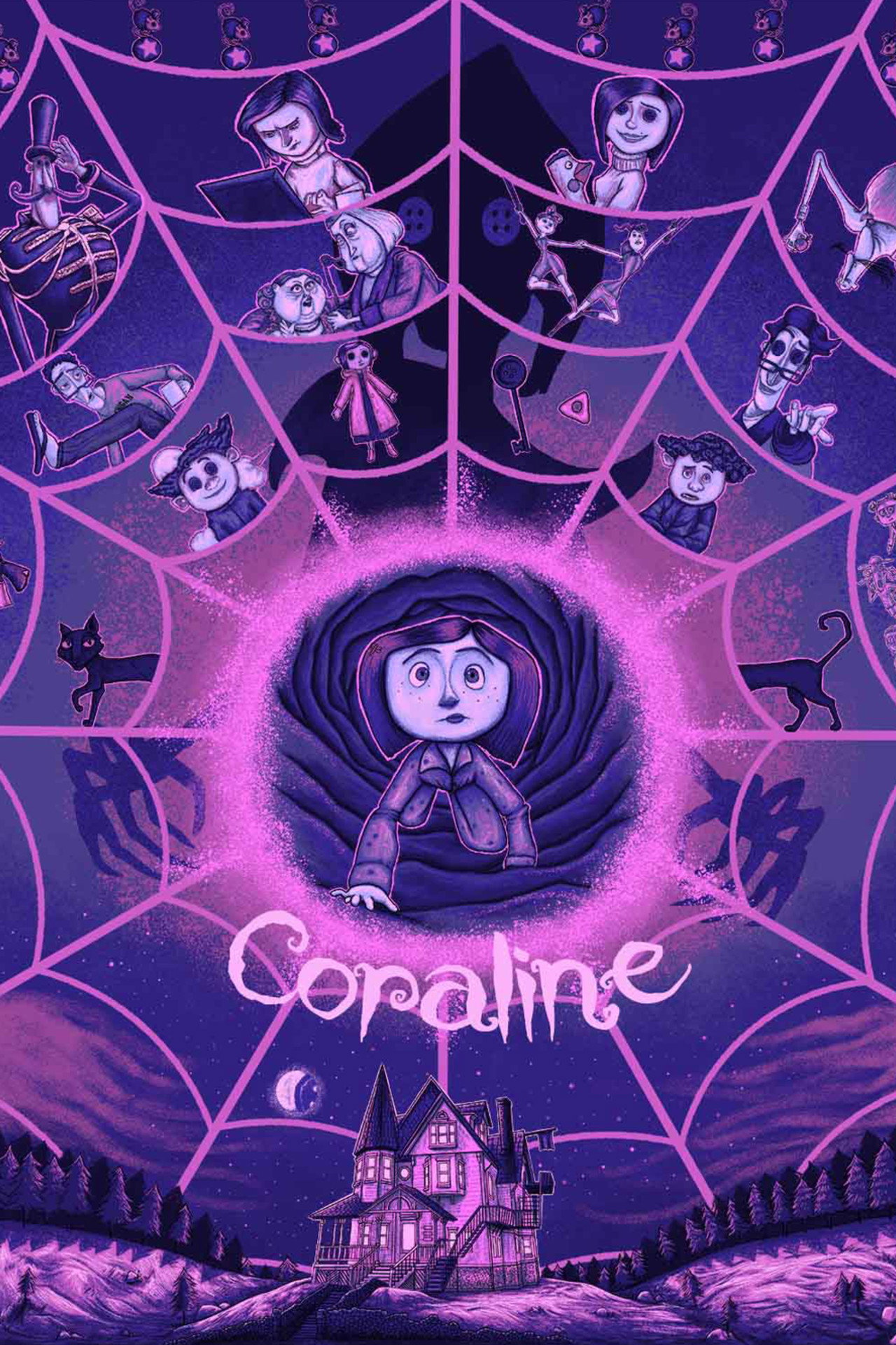 Pôster de Coraline e o Mundo Secreto