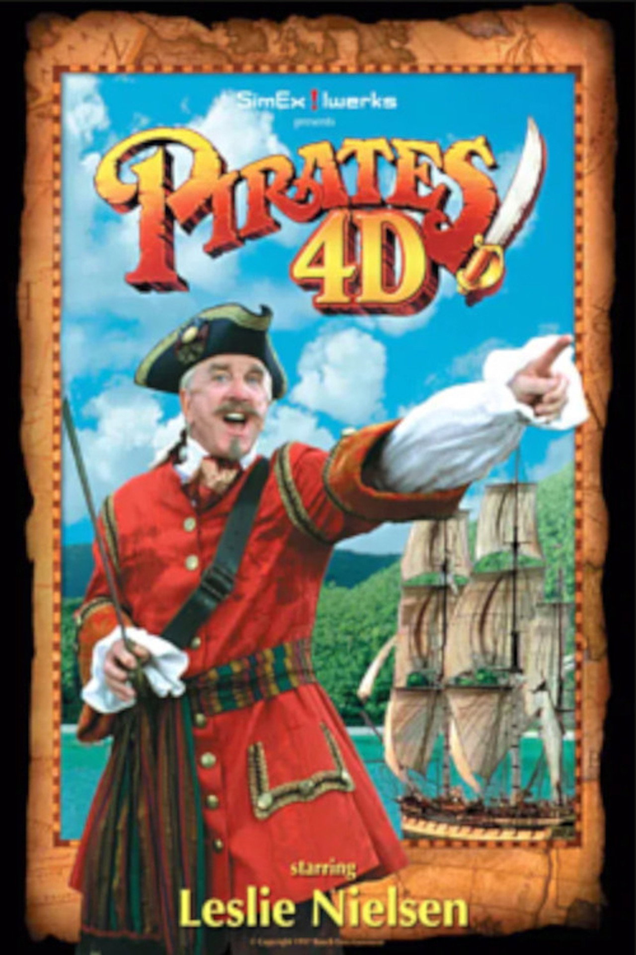 Pôster de Pirates 4-D