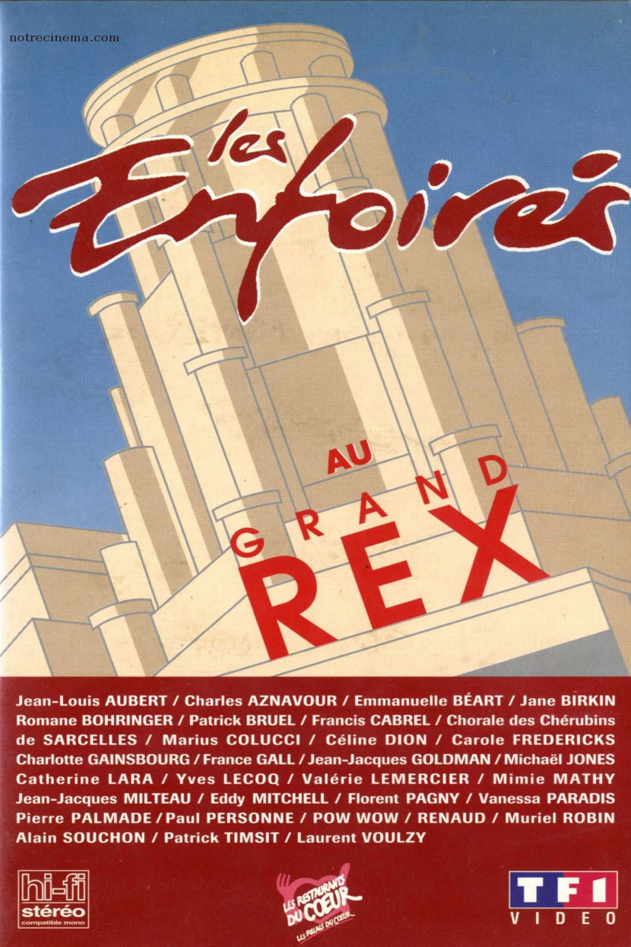 Pôster de Les Enfoirés 1994 - Les Enfoirés au Grand Rex