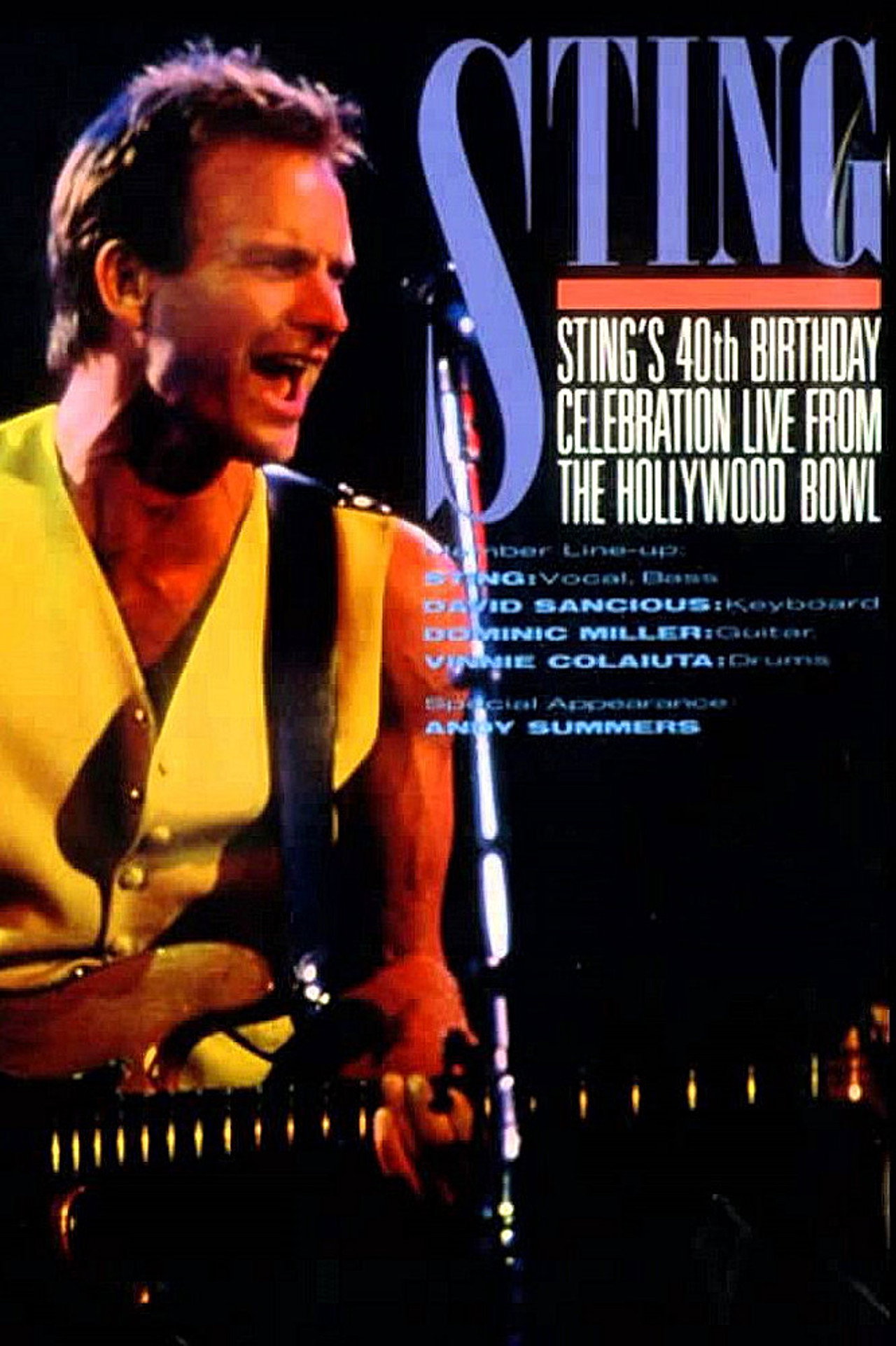 Pôster de Sting's 40th Birthday Celebration: Live from the Hollywood Bowl