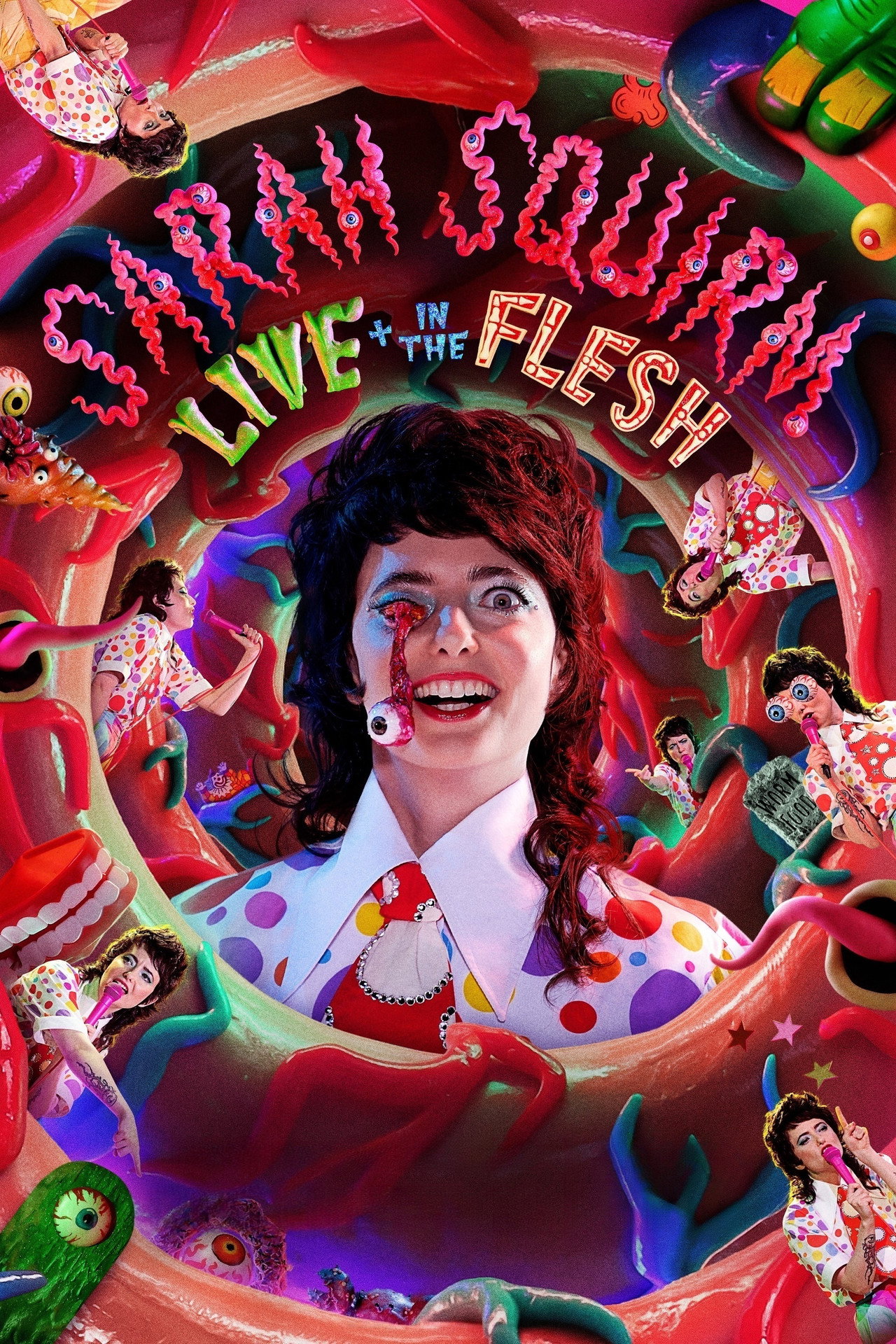 Pôster de Sarah Squirm: Live + in the Flesh