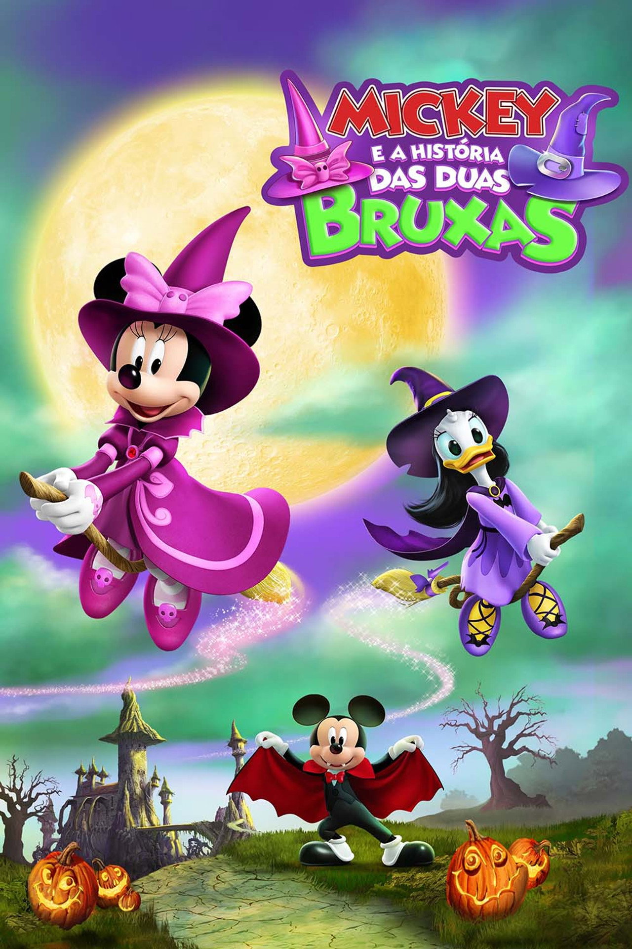 Pôster de Mickey e a História das Duas Bruxas